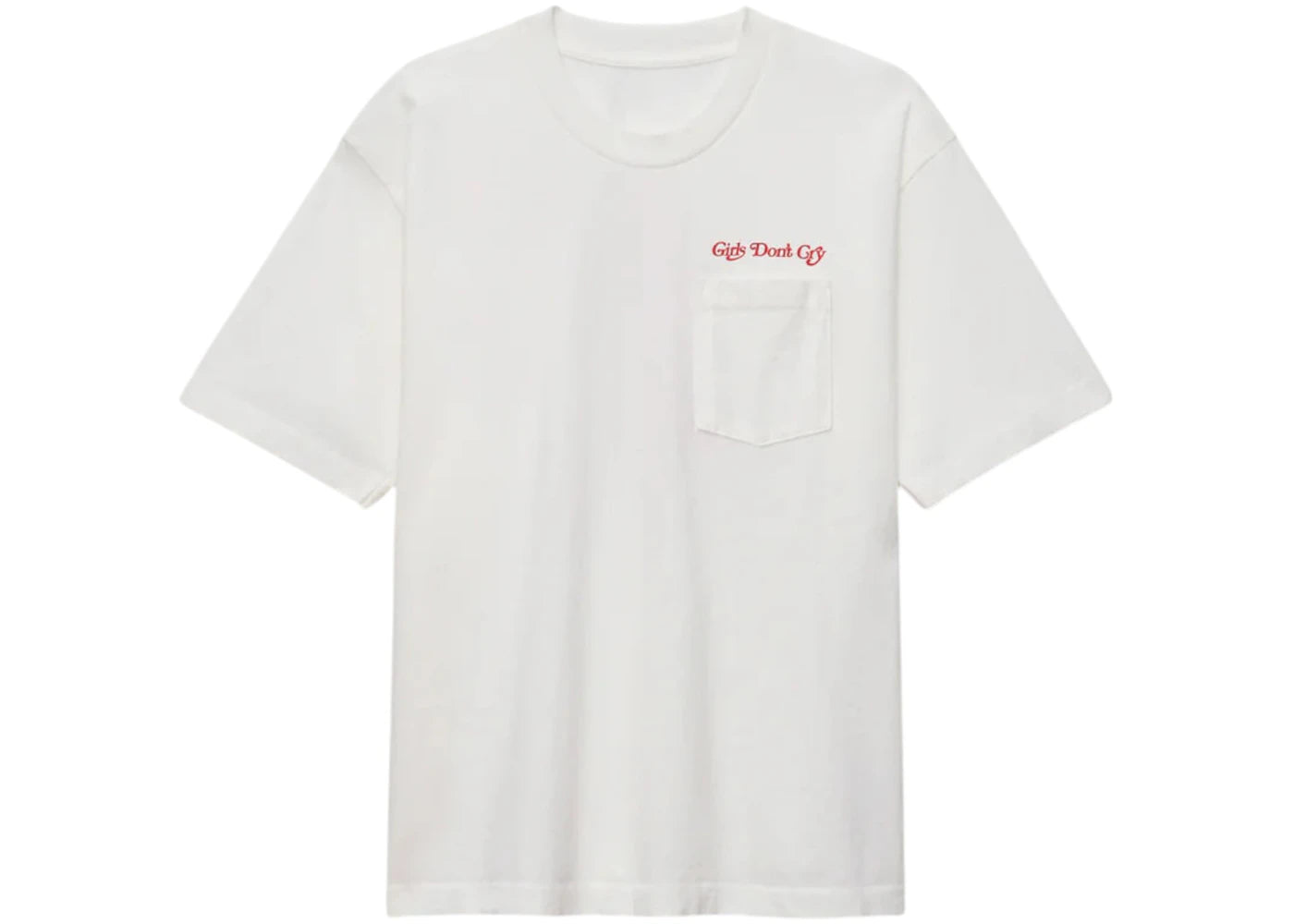 Girls Don't Cry x Cherry Angel Classic Pocket T-Shirt White