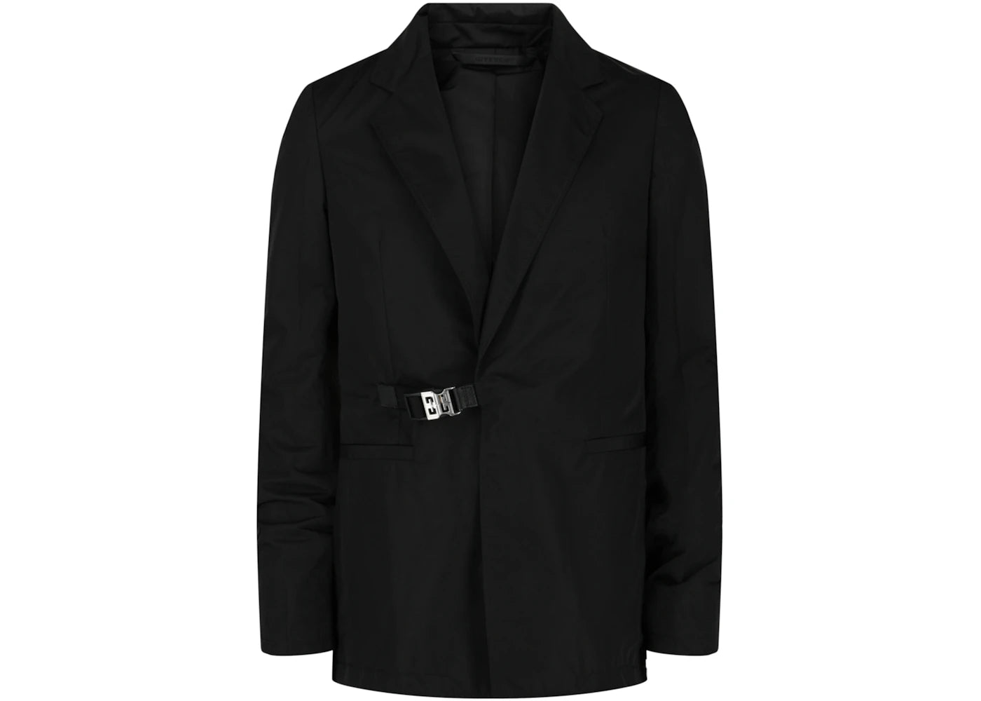Givenchy 4G Buckle Slim Fit Unconstructed Jacket Black