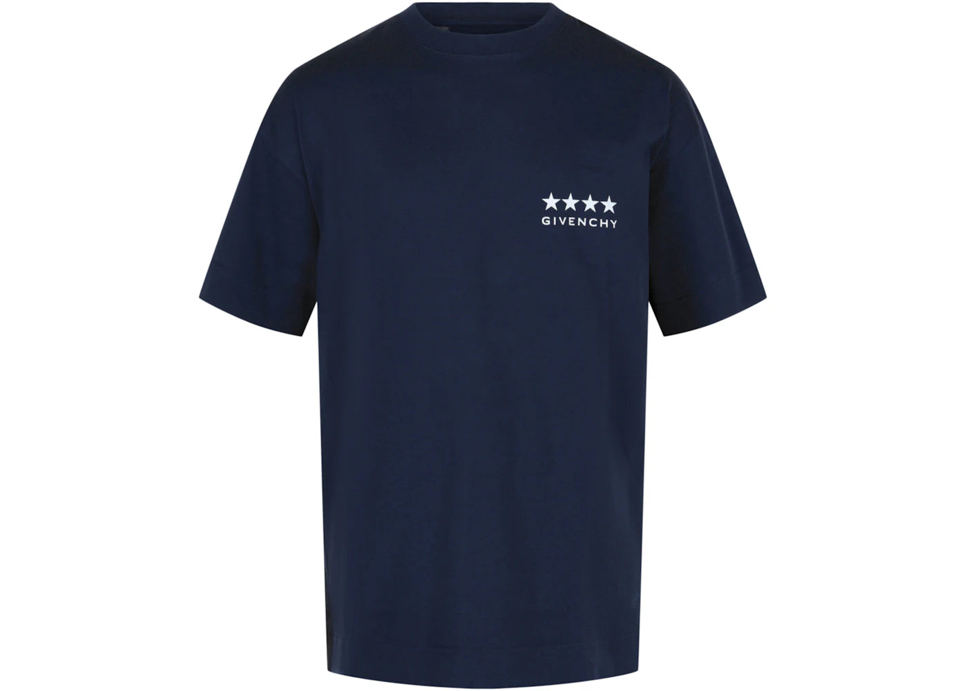 Givenchy 4G Cotton T-shirt Deep Blue
