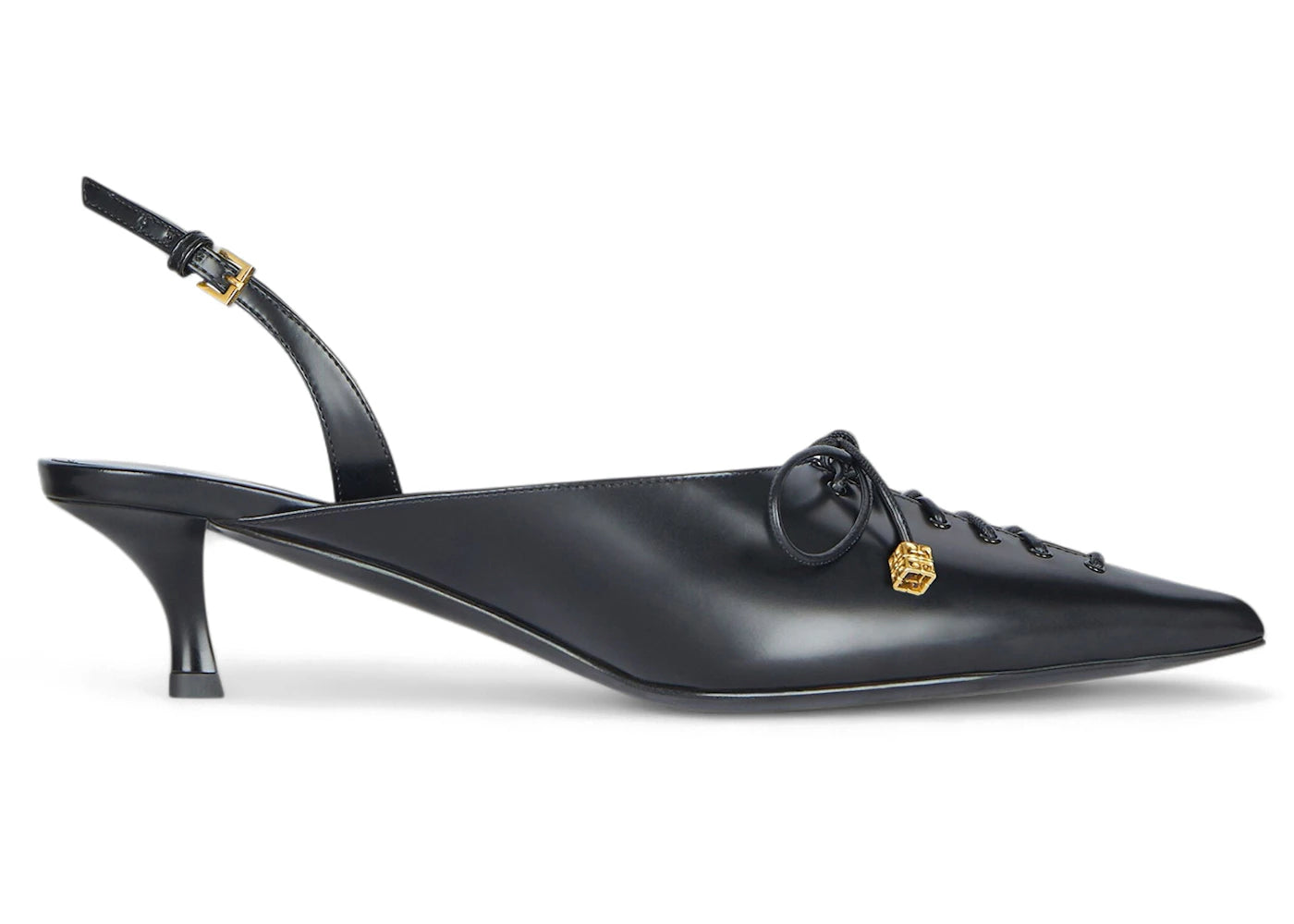 Givenchy Lace-up Slingbacks Black (Women's)