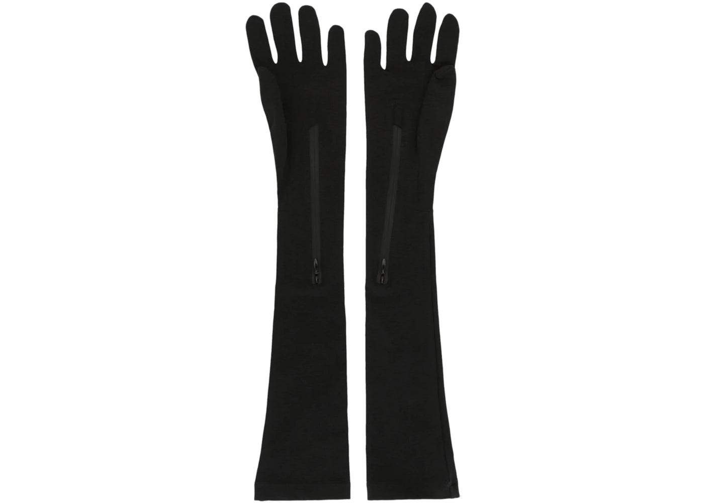 Givenchy Long Zipped Gloves Black