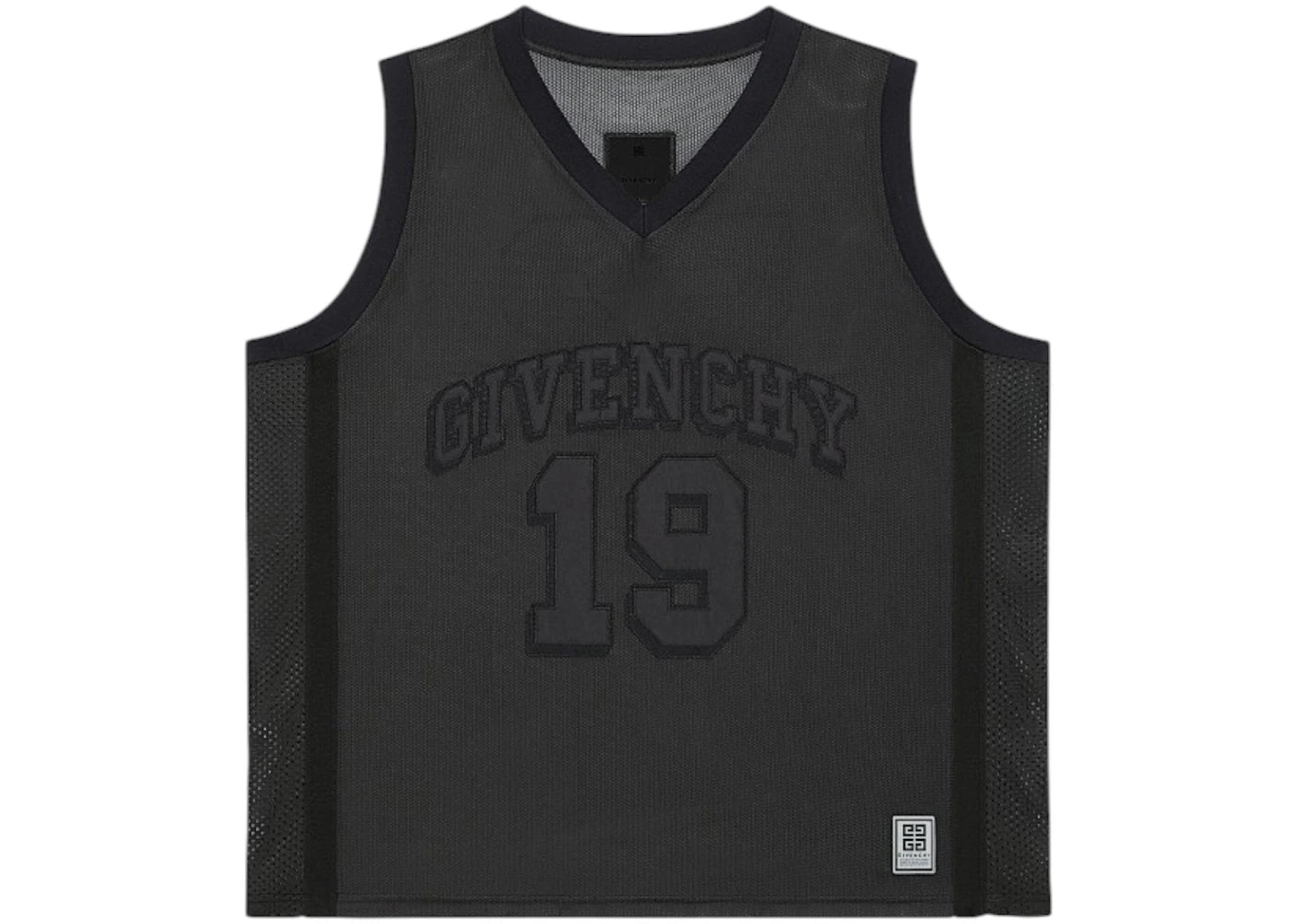 Givenchy Mesh Basketball Jersey Black