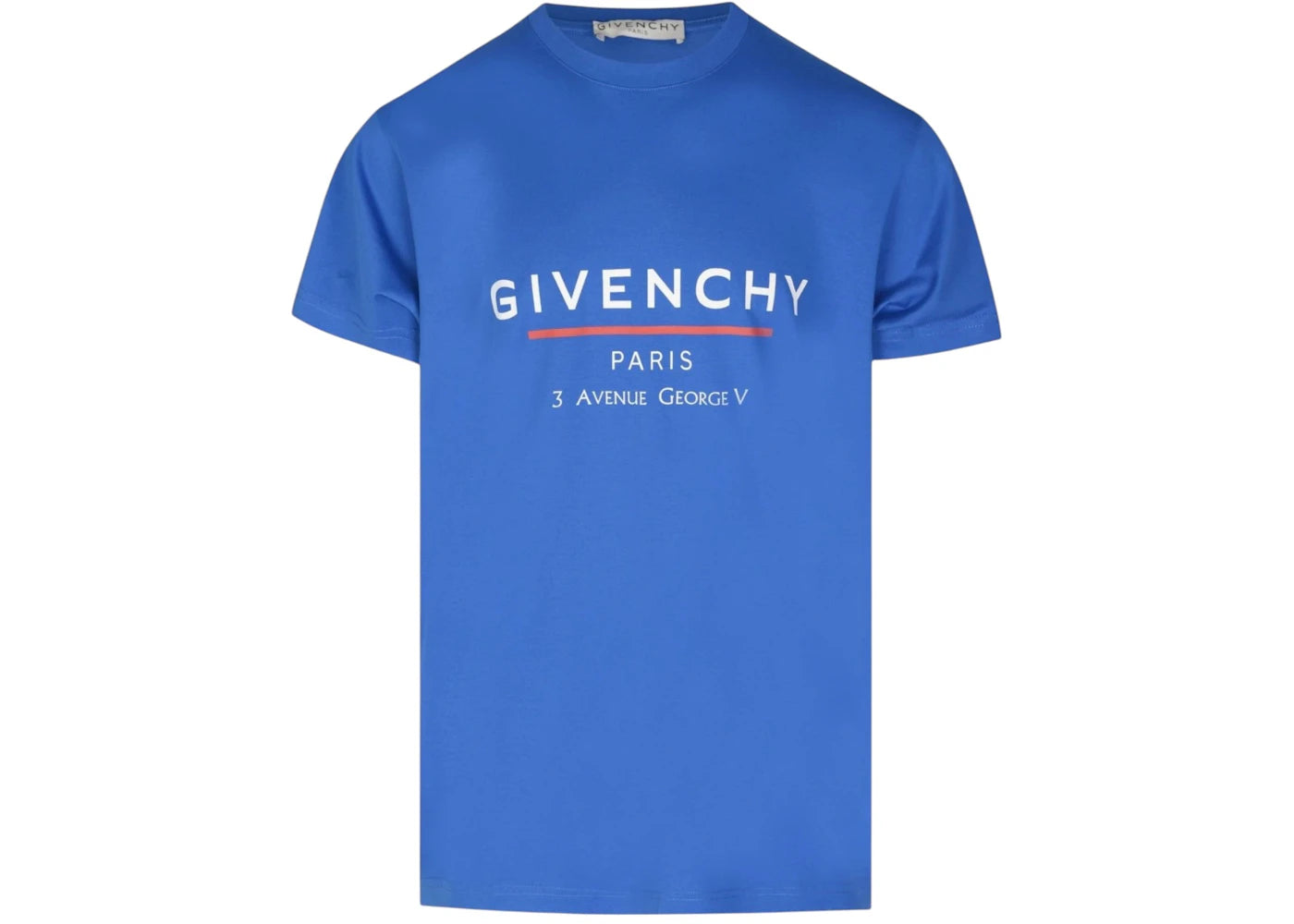 Givenchy Oversized Address T-shirt Ocean Blue