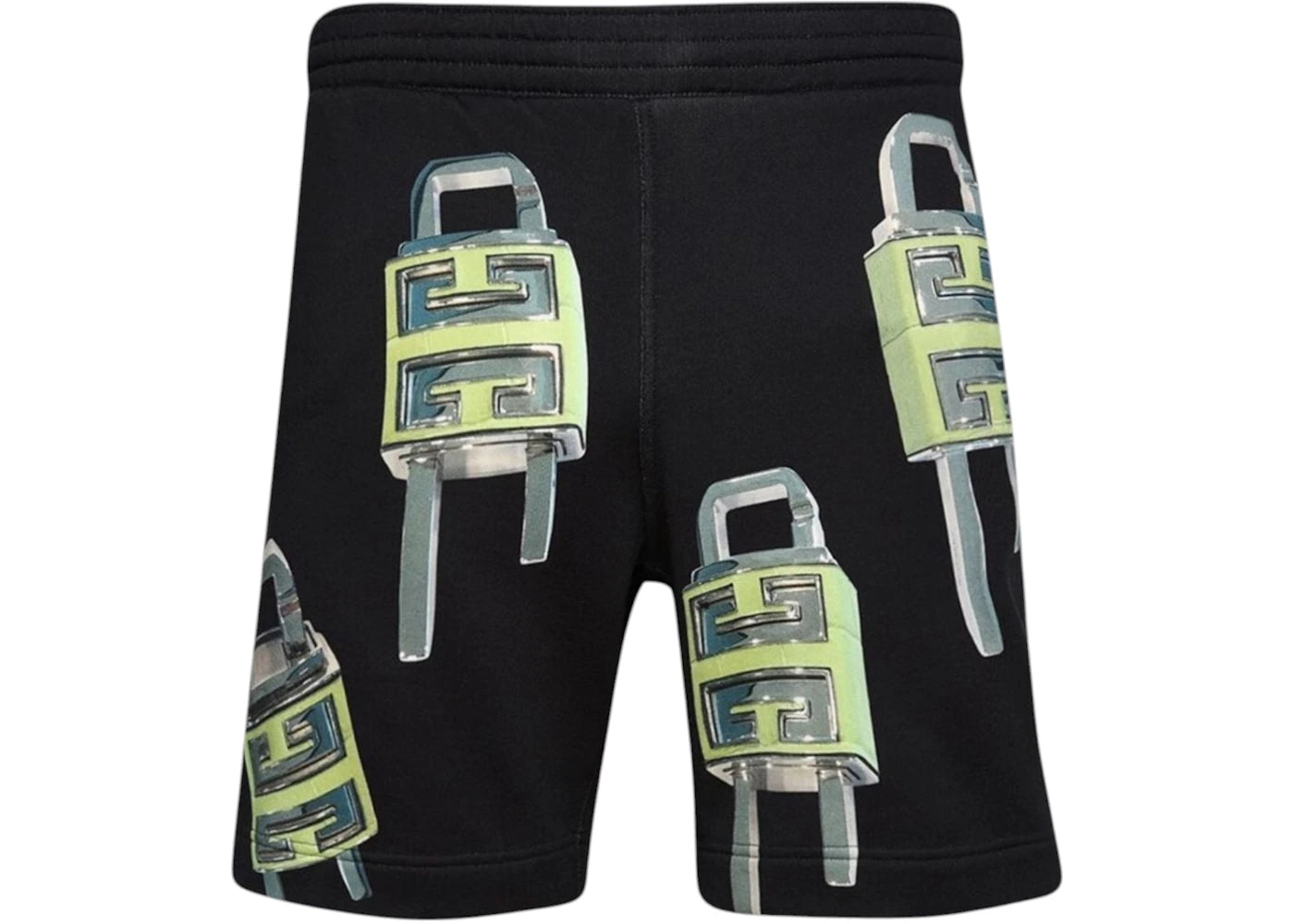 Givenchy Padlock Design Board Fit Shorts Black