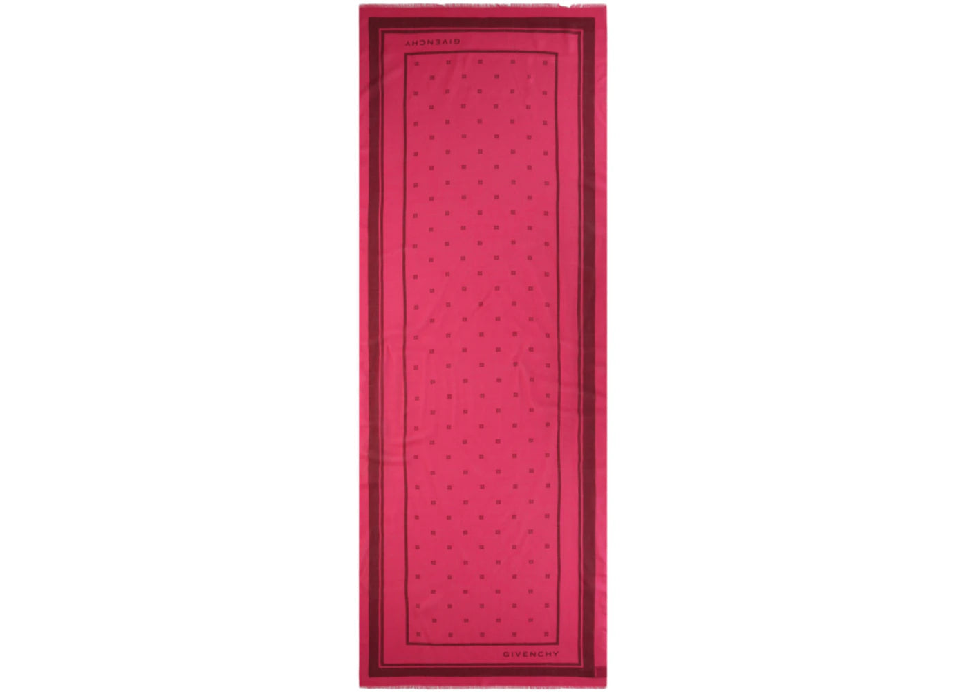 Givenchy Plumetis Scarf Peony Pink