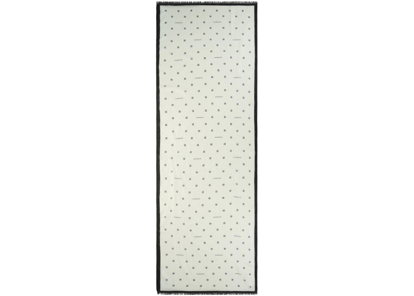 Givenchy Plumetis Scarf White/Black