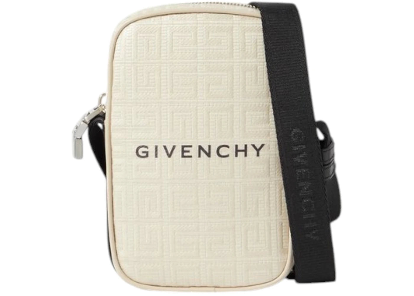 Givenchy Printed Logo-Jacquard Canvas Messenger Beige/Black