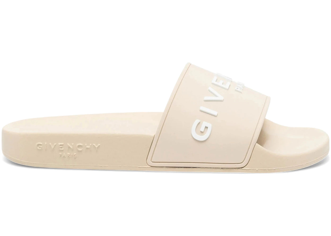 Givenchy Slide Flat Sandals Light Beige (Women's)