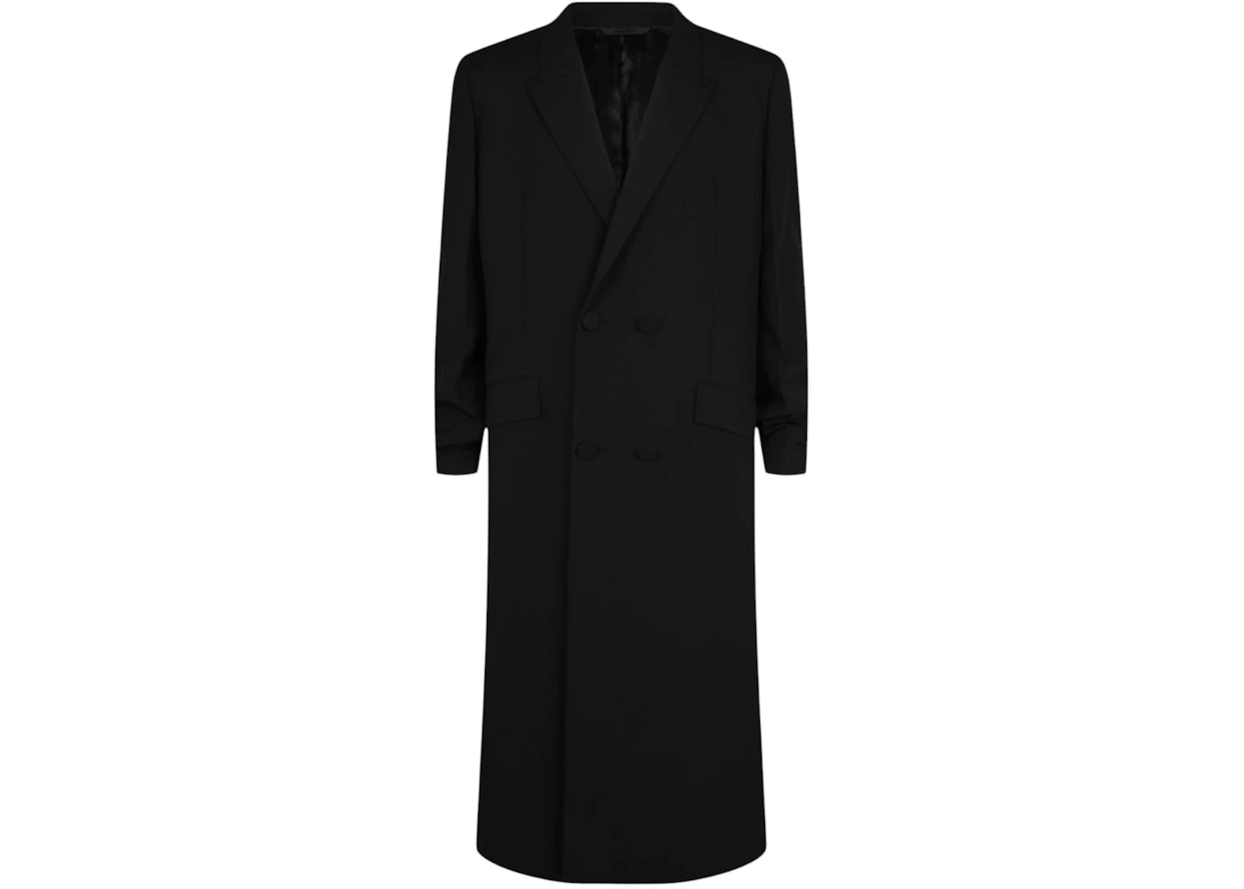 Givenchy Slim-Fit Double Breasted Coat Black