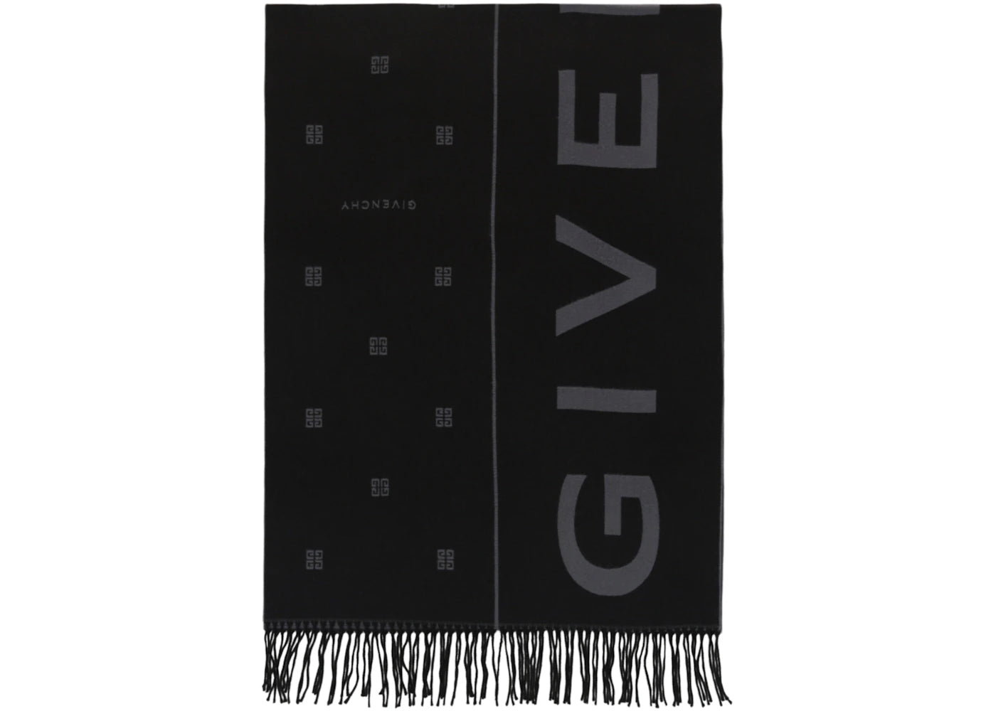 Givenchy Split 4G Scarf Black/Grey