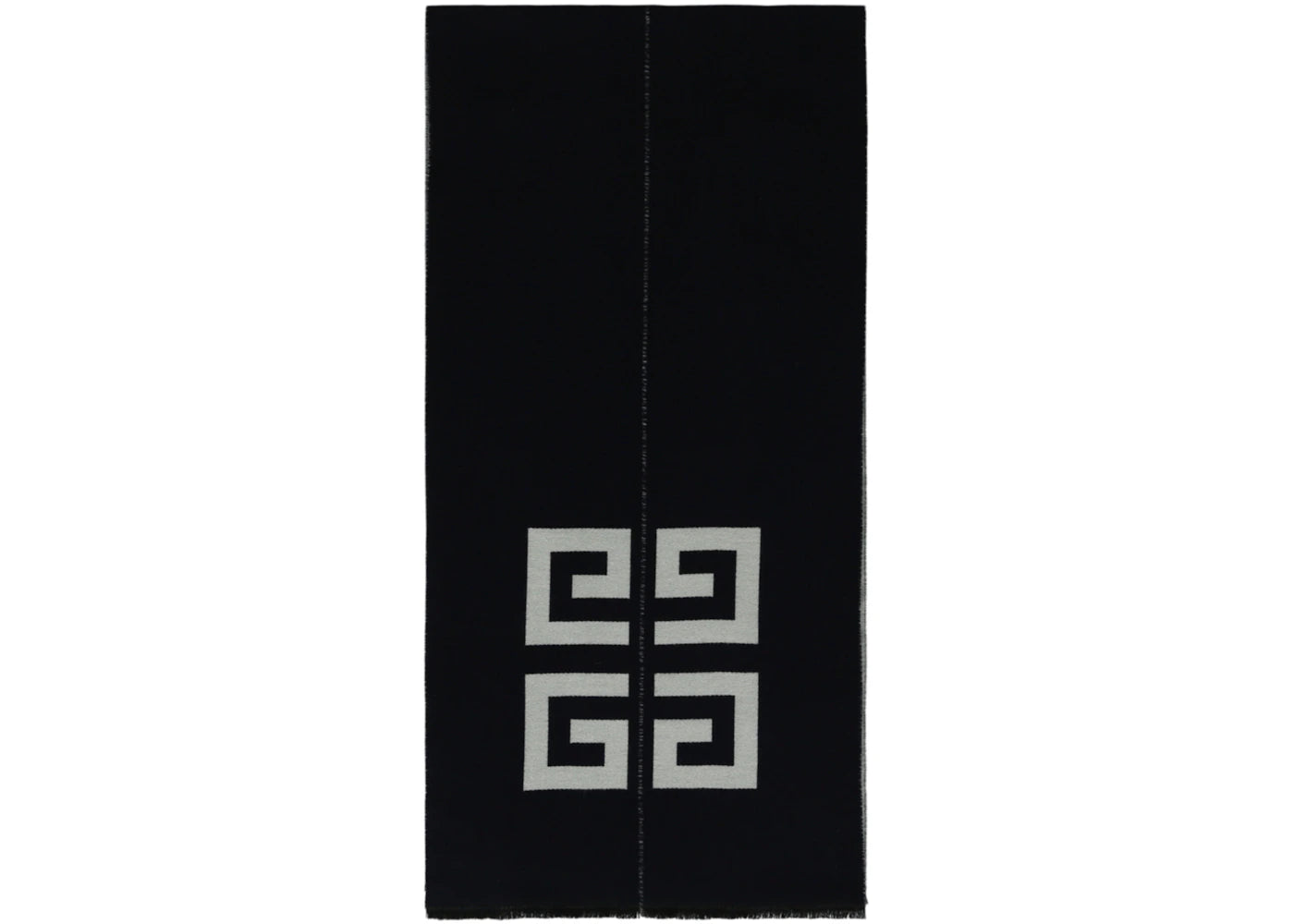 Givenchy Split Logo Scarf Navy