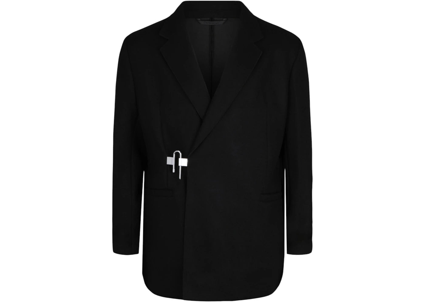 Givenchy U-Lock Deconstructed Slim Fit Blazer Black