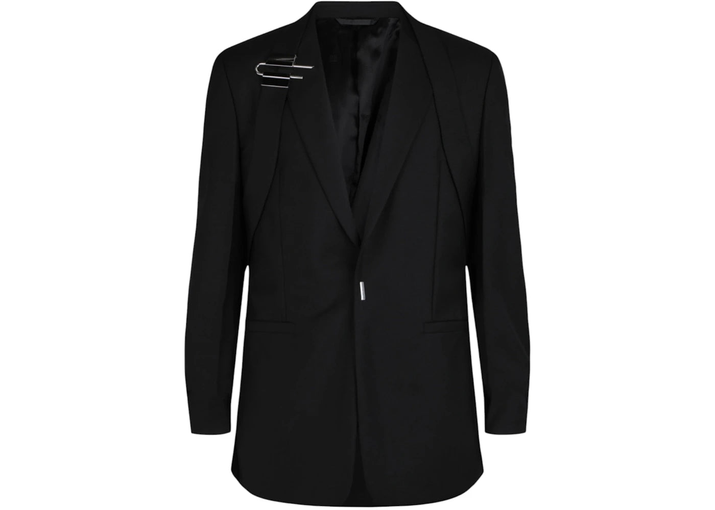 Givenchy U-Lock Harness Slim Fit Blazer Black