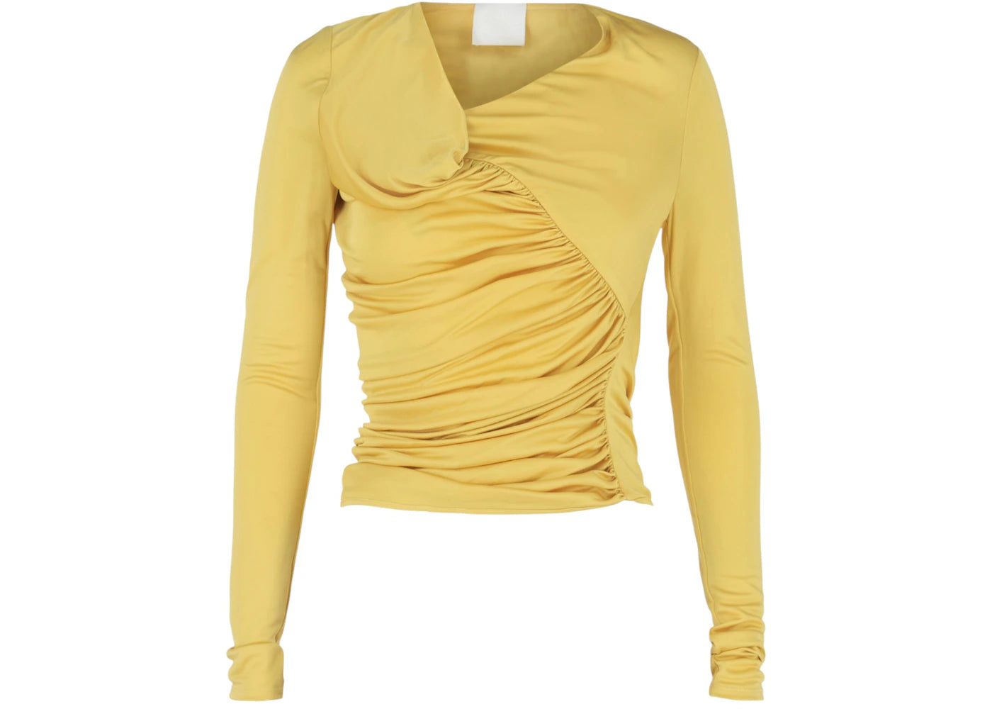 Givenchy Women's Ruched Long-Sleeve Top Banana