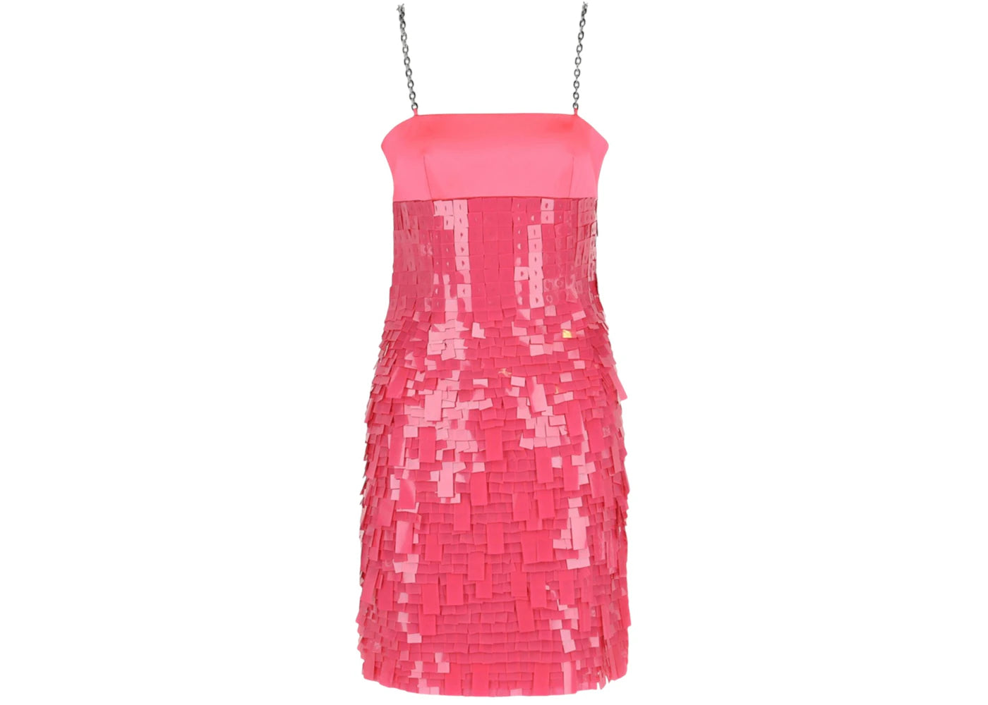 Givenchy Women's Sequin Chain-Strap Mini Dress Fuchsia
