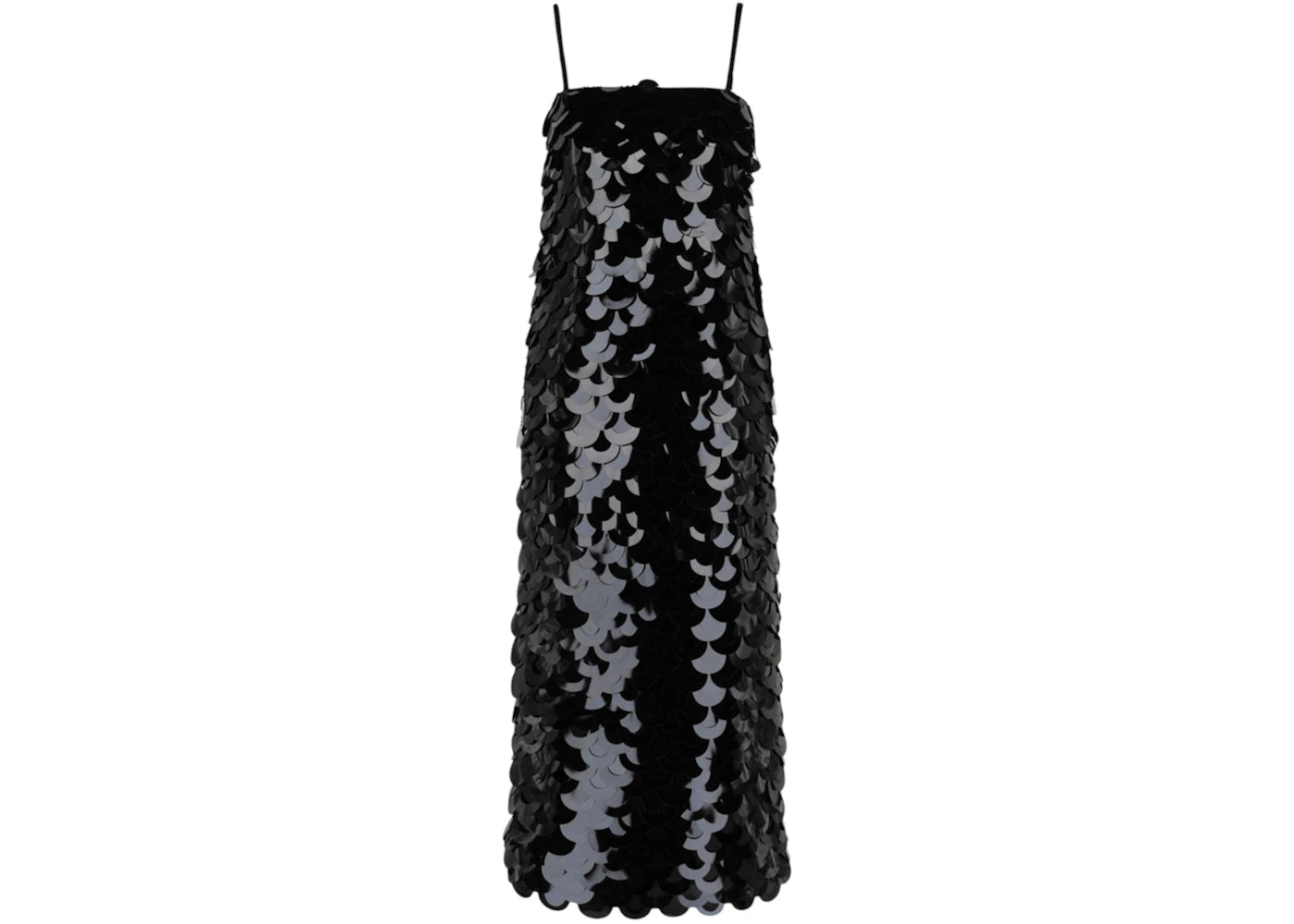 Givenchy Women's Sequin Midi Shift Dress Black