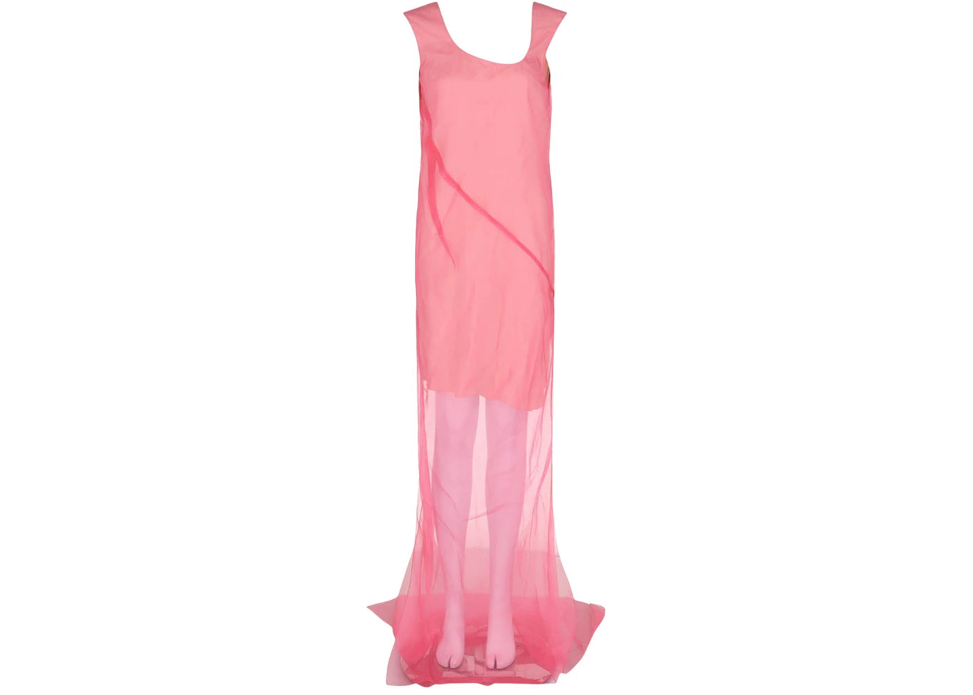 Givenchy Women's Sheer Silk Maxi Dress Cyclamen