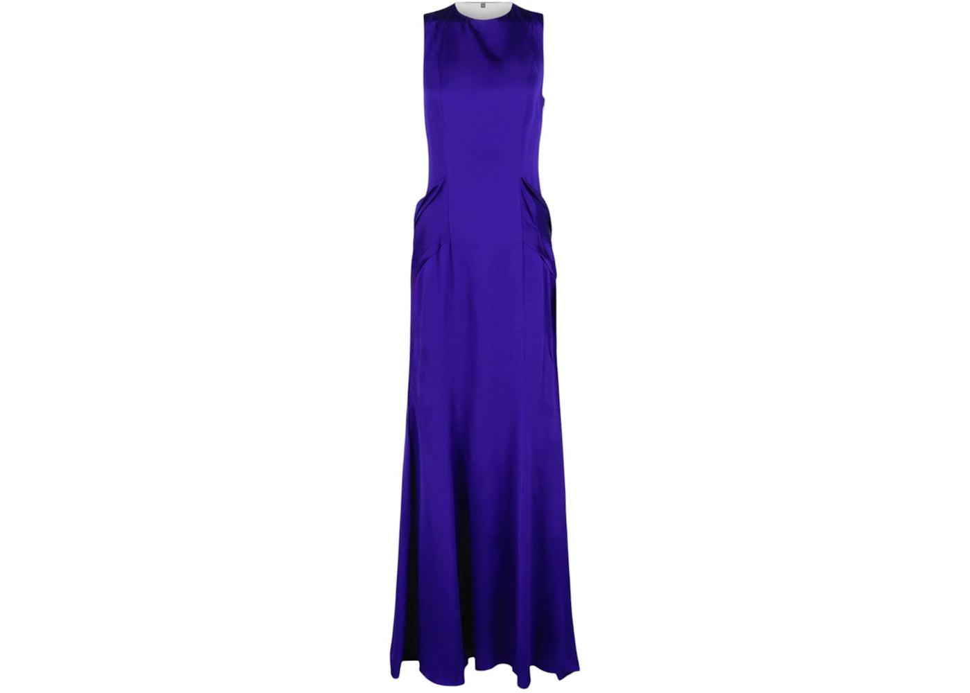 Givenchy Women's Sheer Tulle Back Gown Dark Purple