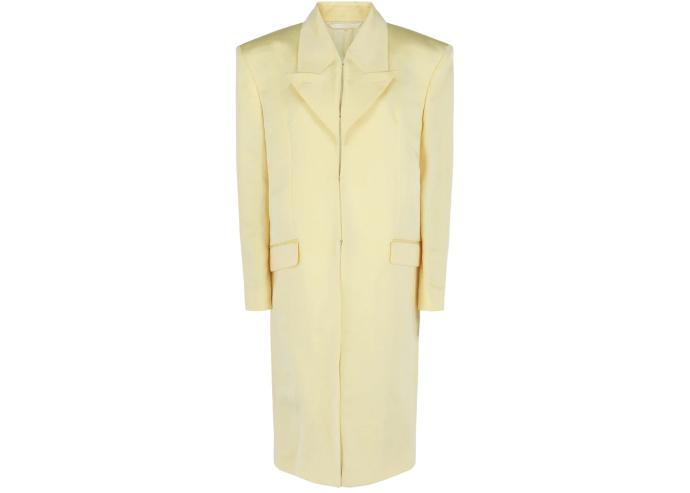 Givenchy Women's Silk Satin Longline Coat Butter