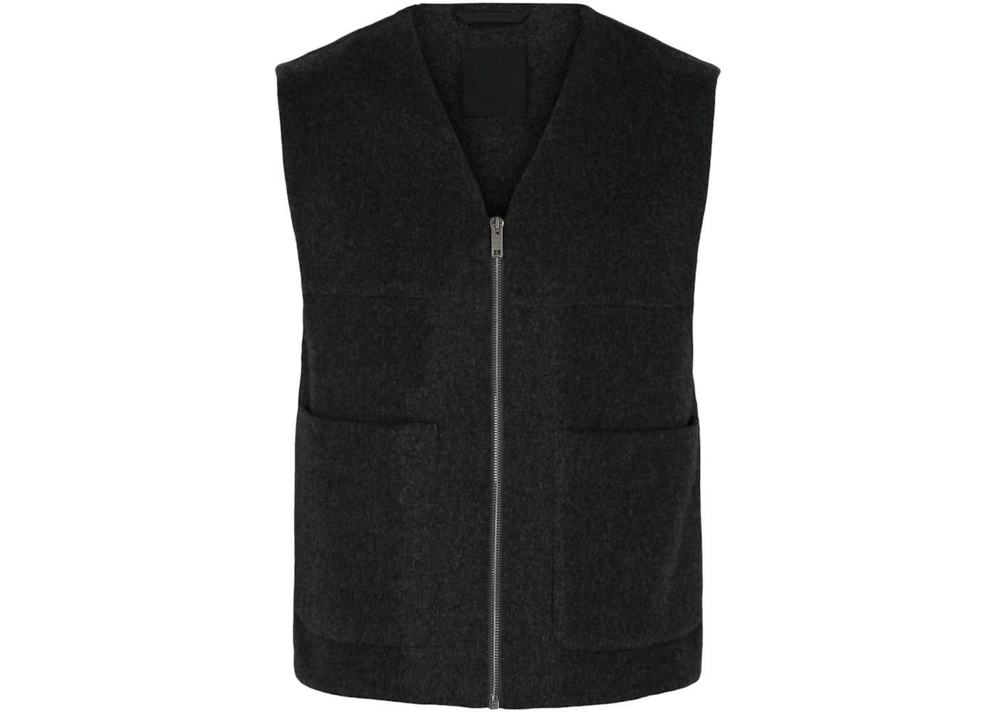 Givenchy Wool-Cashmere Blend Vest Dark Grey
