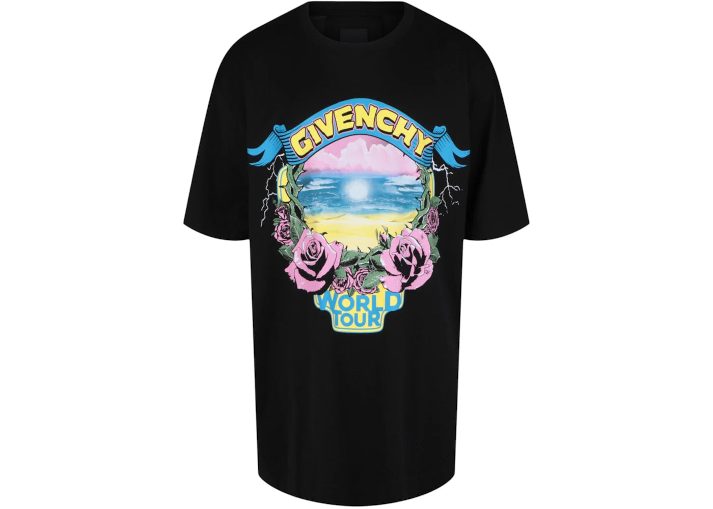 Givenchy World Tour Oversized T-Shirt Black