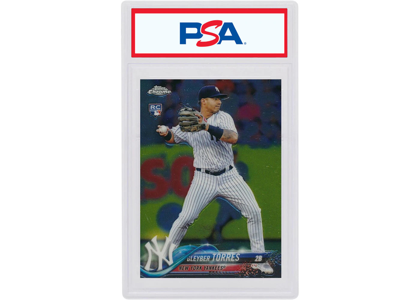 Gleyber Torres 2018 Topps Chrome Update Rookie #HMT26 (PSA or BGS Graded)