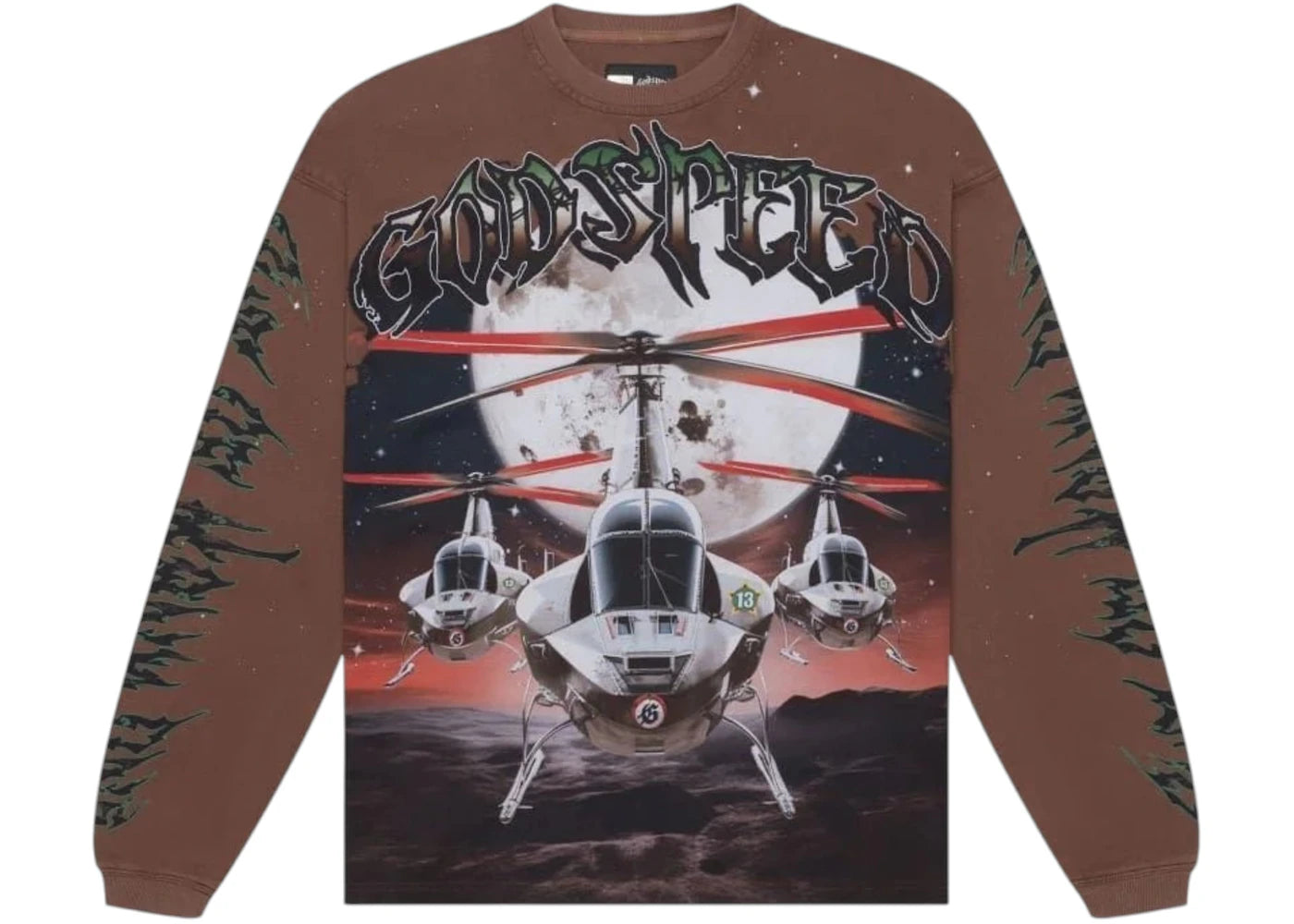 Godspeed Airstrike L/S T-Shirt Brown