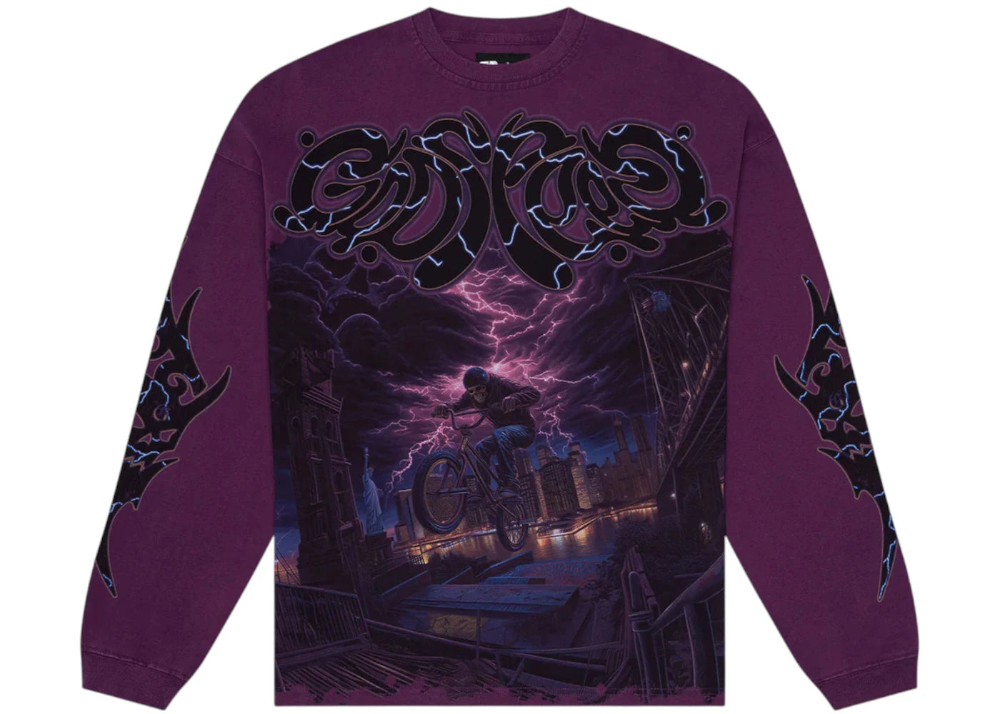Godspeed B.M.X L/S T-shirt Purple