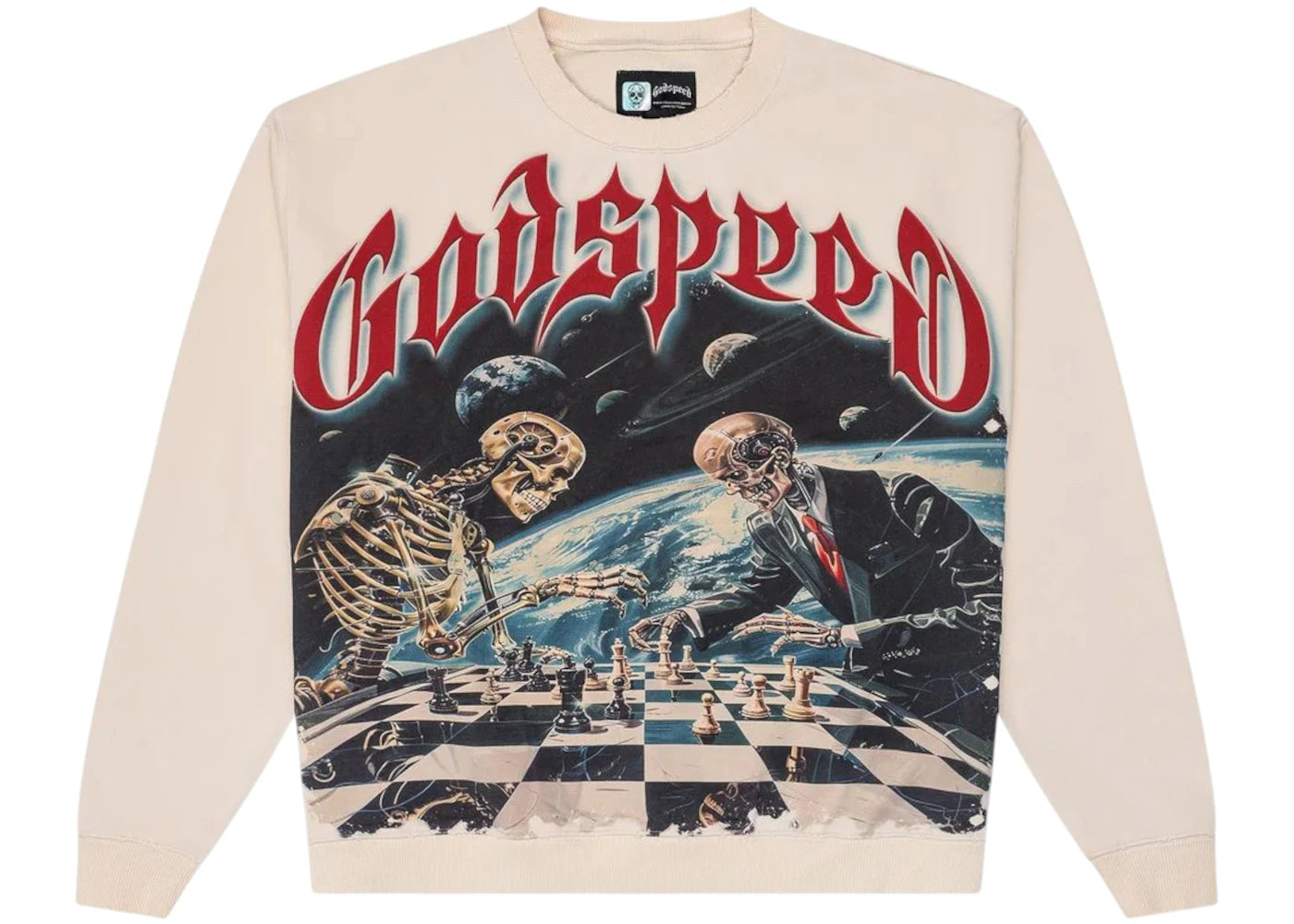 Godspeed Checkmate Sweater Bone
