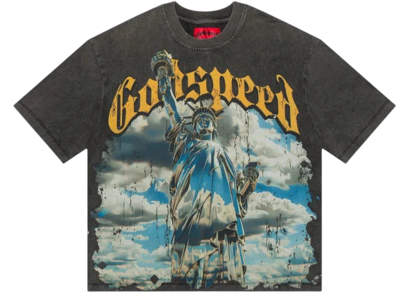 Godspeed Chrome Liberty T-shirt Grey Wash