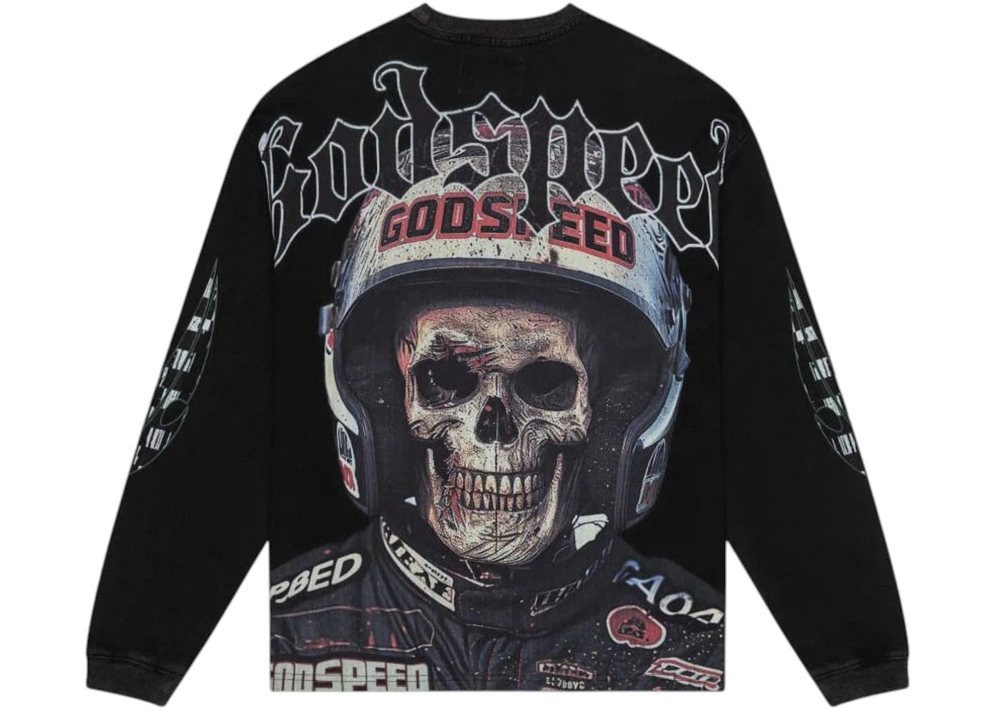 Godspeed Crash Out L/S T-shirt Black Wash