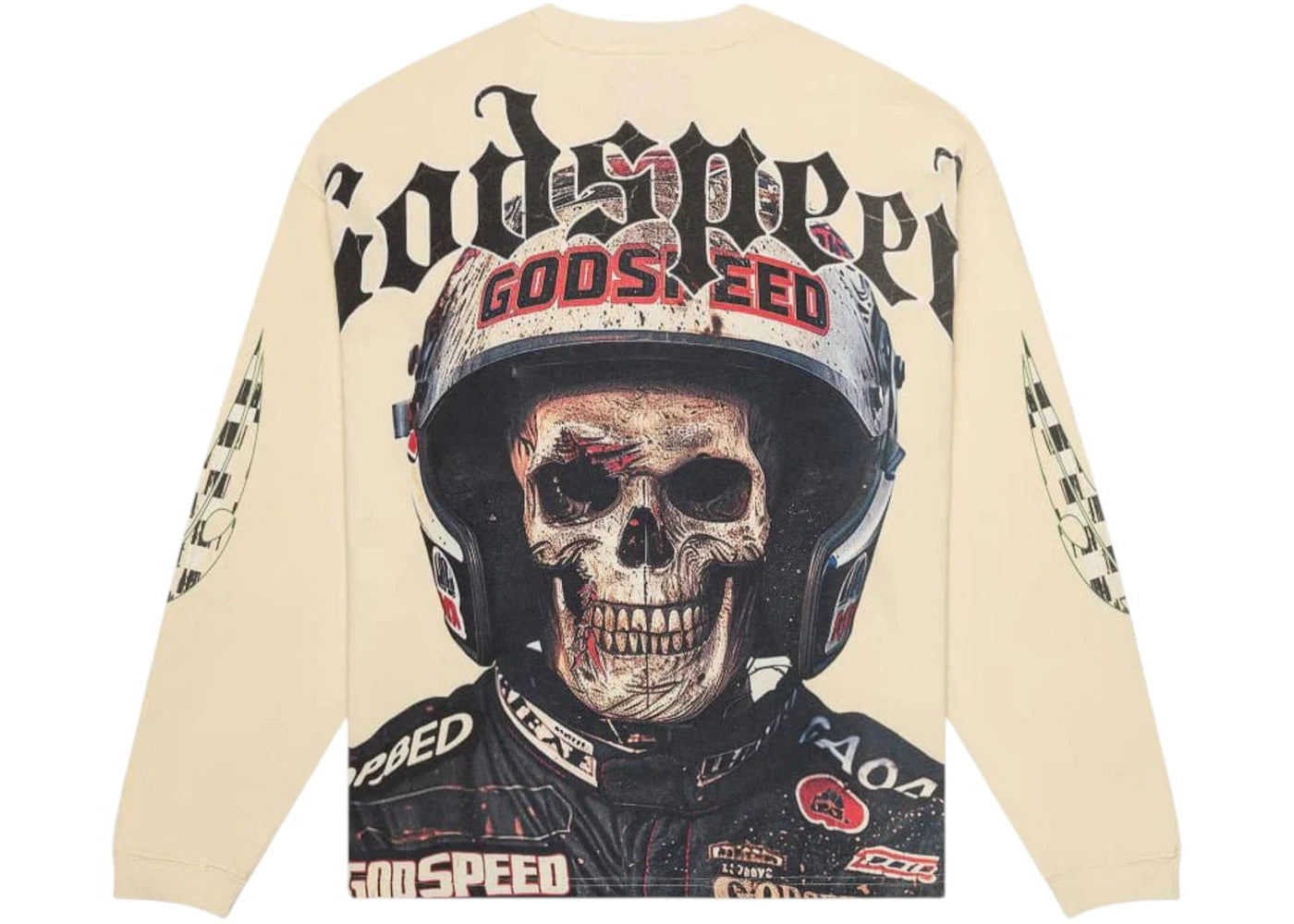 Godspeed Crash Out L/S T-shirt Bone