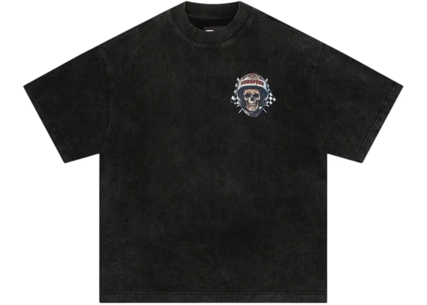 Godspeed Crash Out T-shirt Black Wash/Red