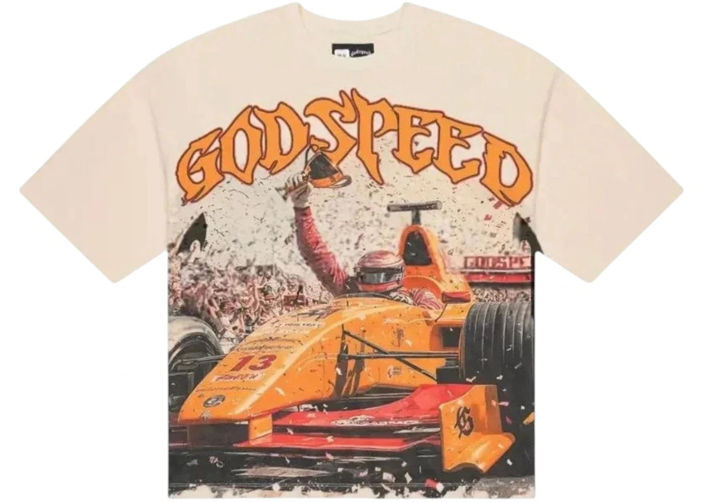 Godspeed F1 Finishline T-shirt Bone