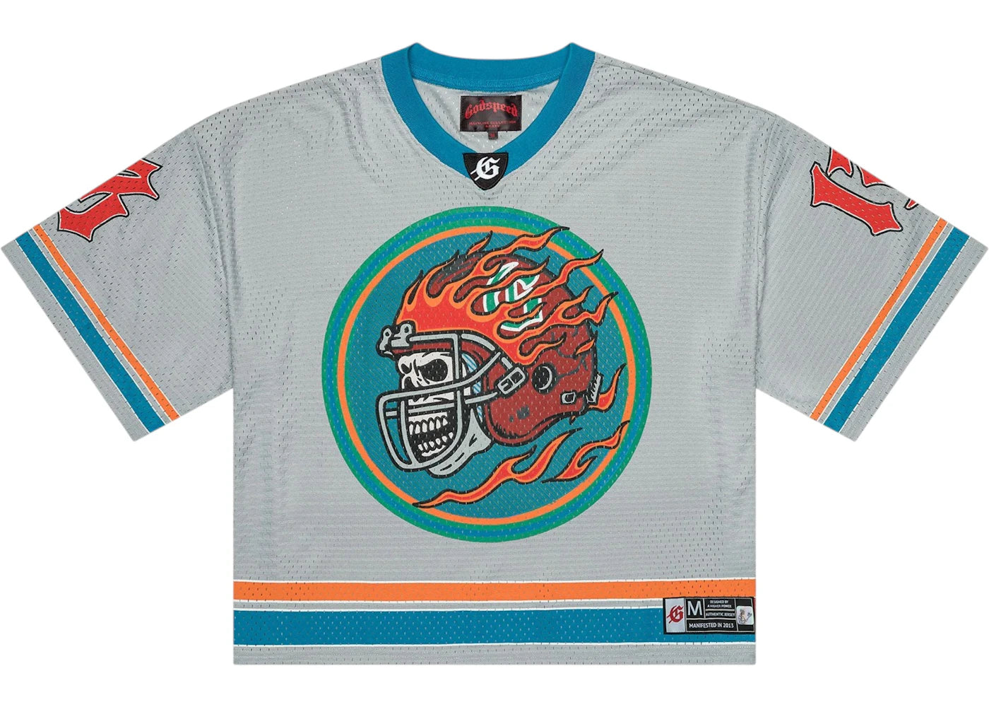 Godspeed First Down Jersey (FW25) Grey/Blue/Orange