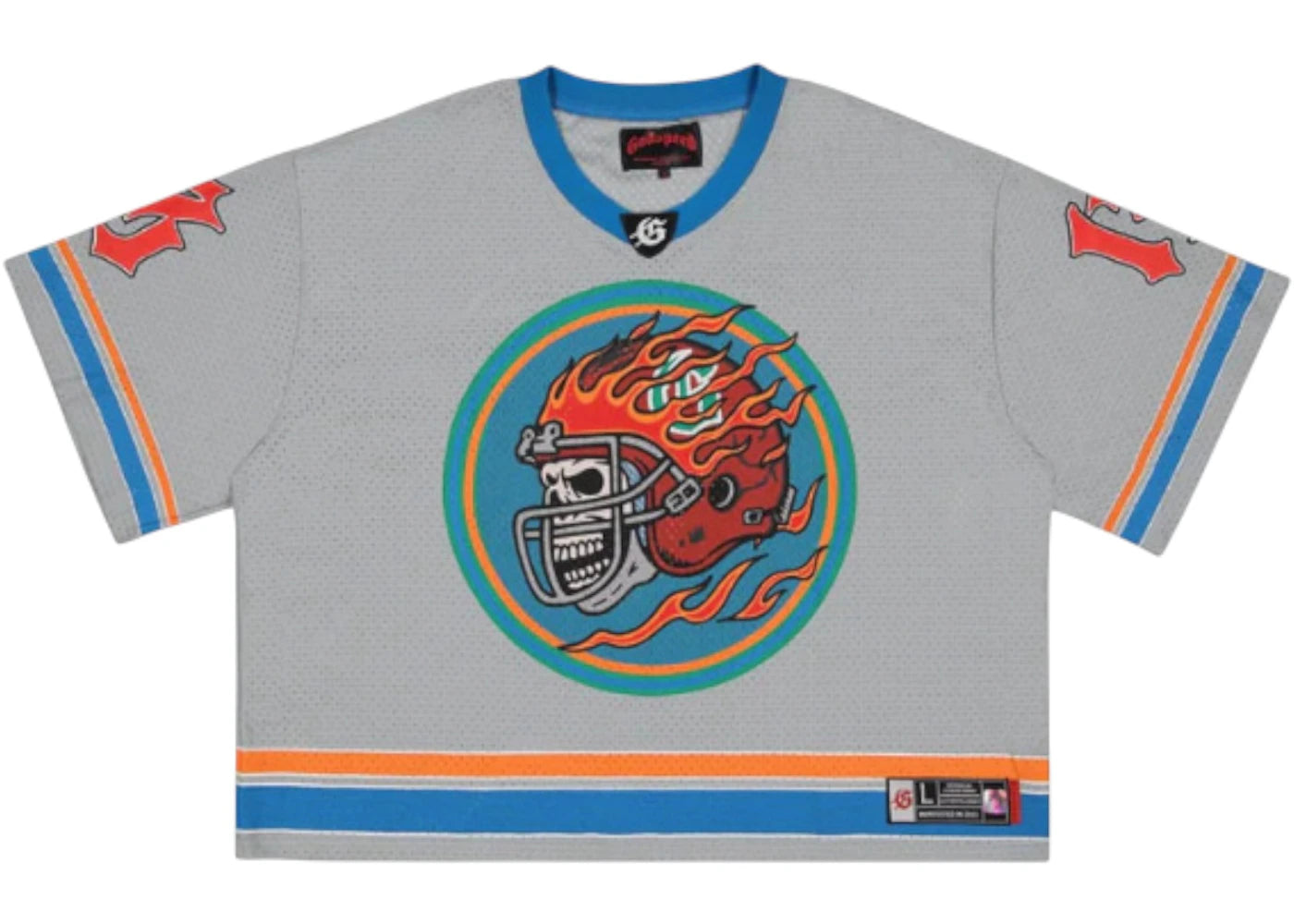 Godspeed First Down Jersey Grey/Blue/Orange