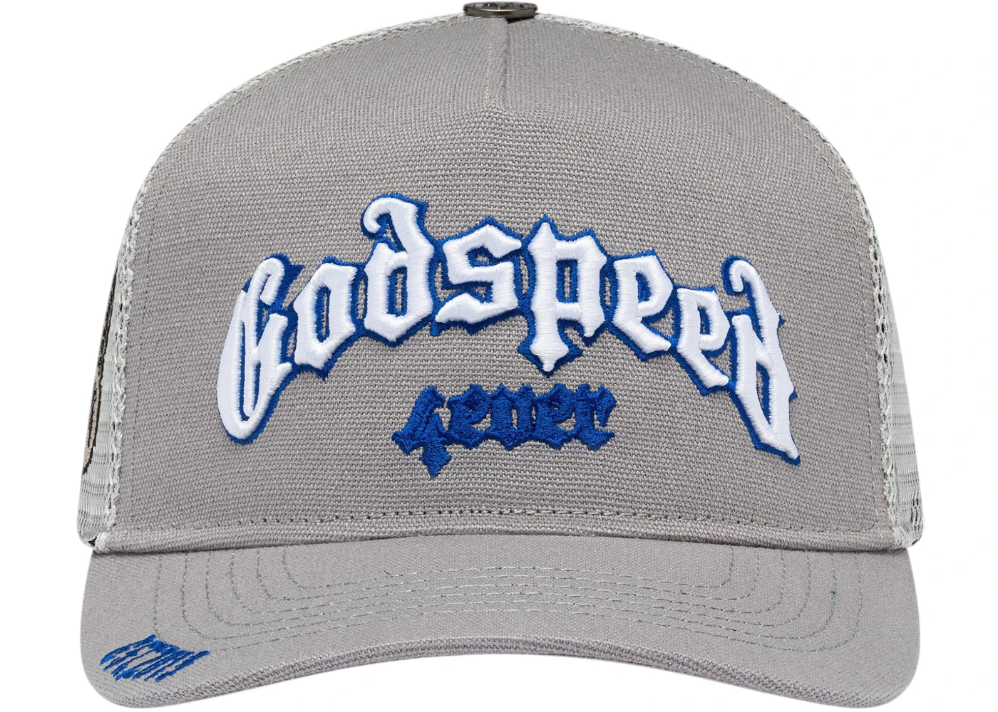 Godspeed Forever Trucker Hat Grey/Royal