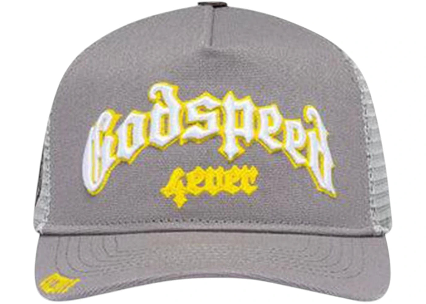 Godspeed Forever Trucker Hat Grey/Yellow