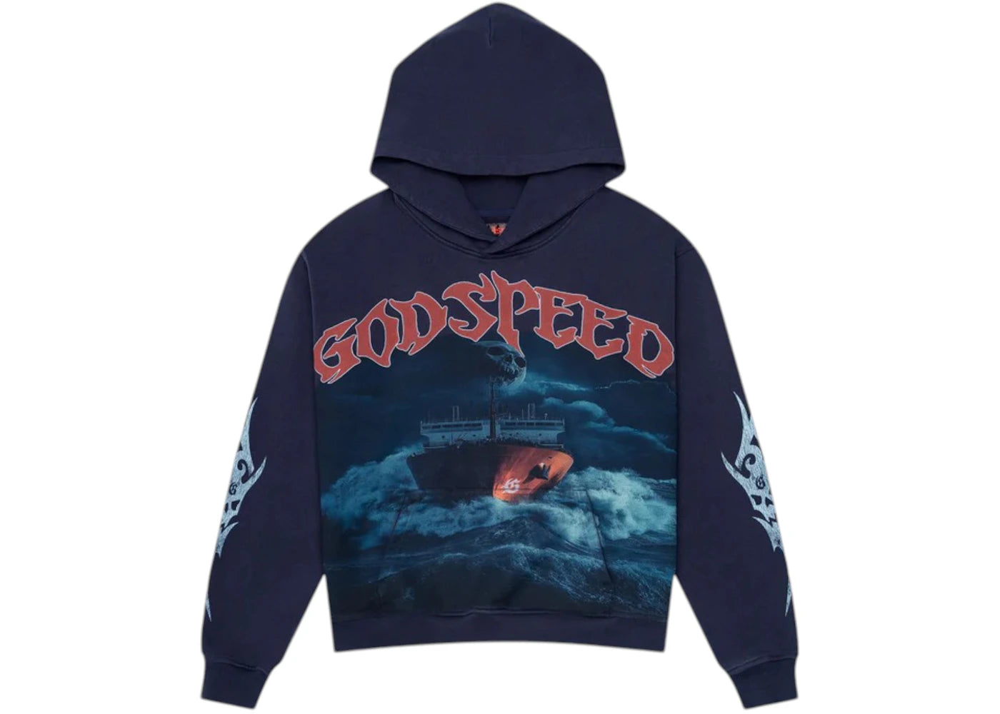 Godspeed Seasick Hoodie Navy