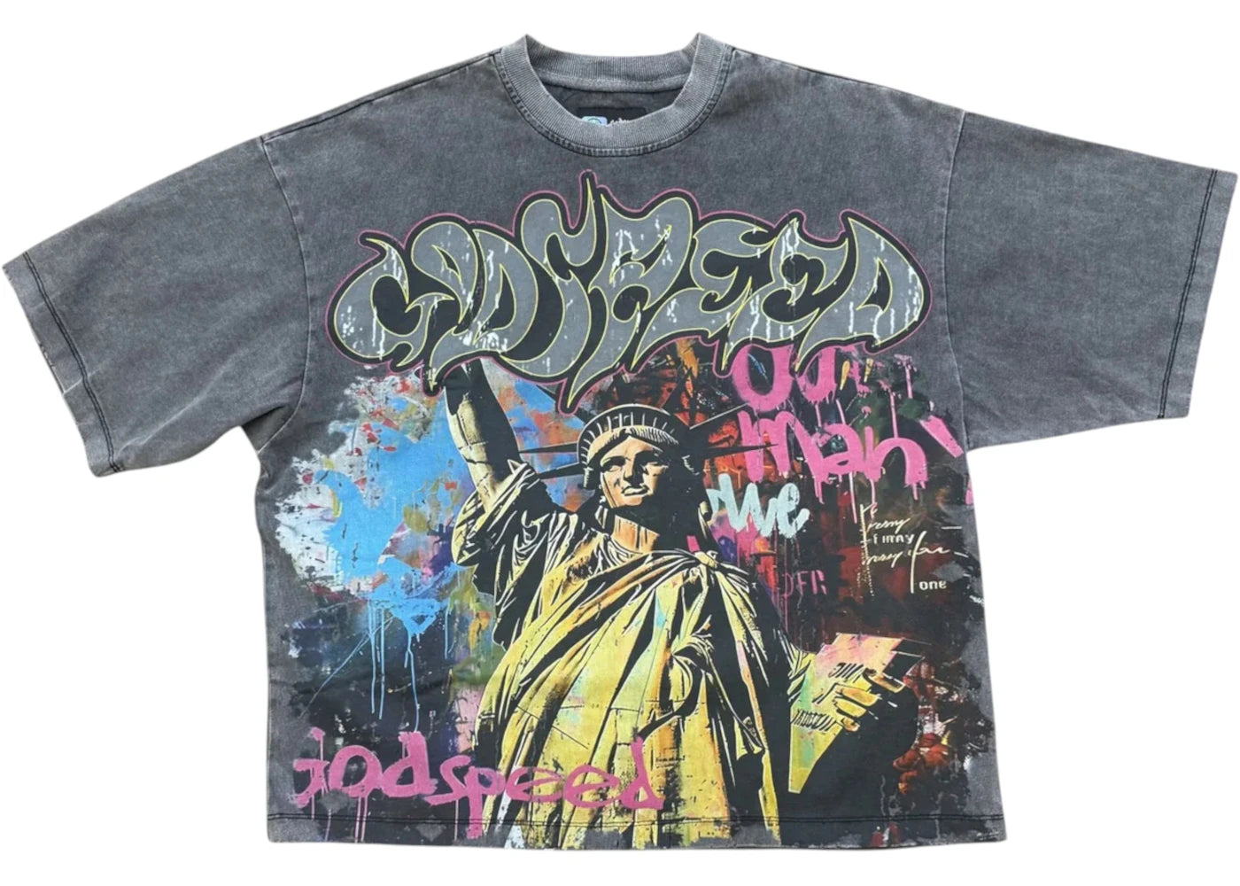 Godspeed Vandal T-shirt Grey Wash