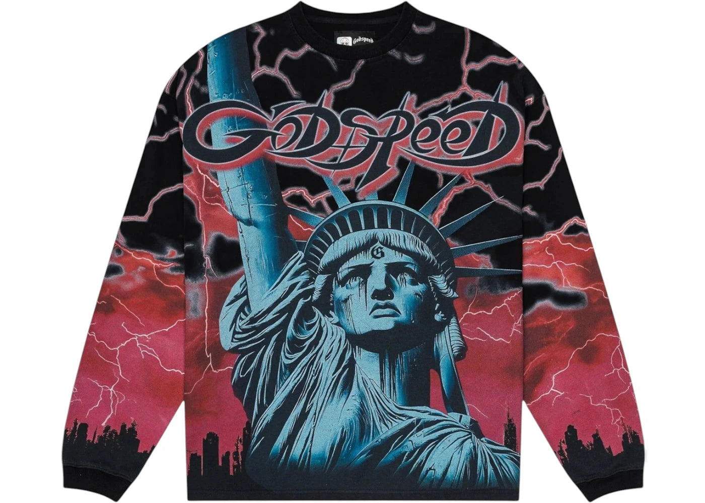 Godspeed Voltage LS T-shirt Red