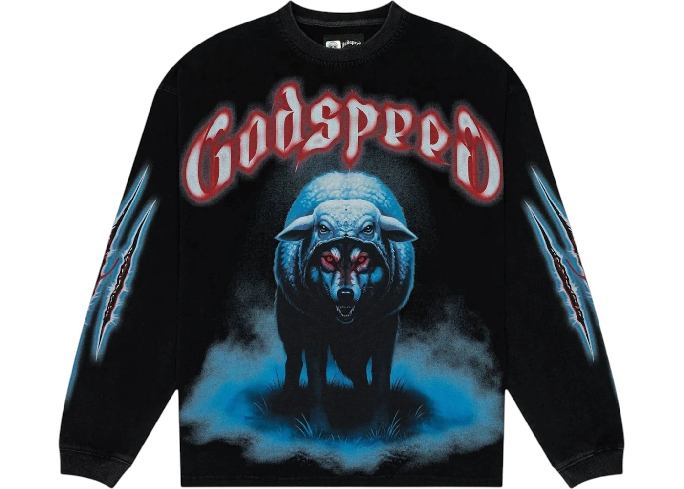 Godspeed W.I.S.C II LS T-shirt Black