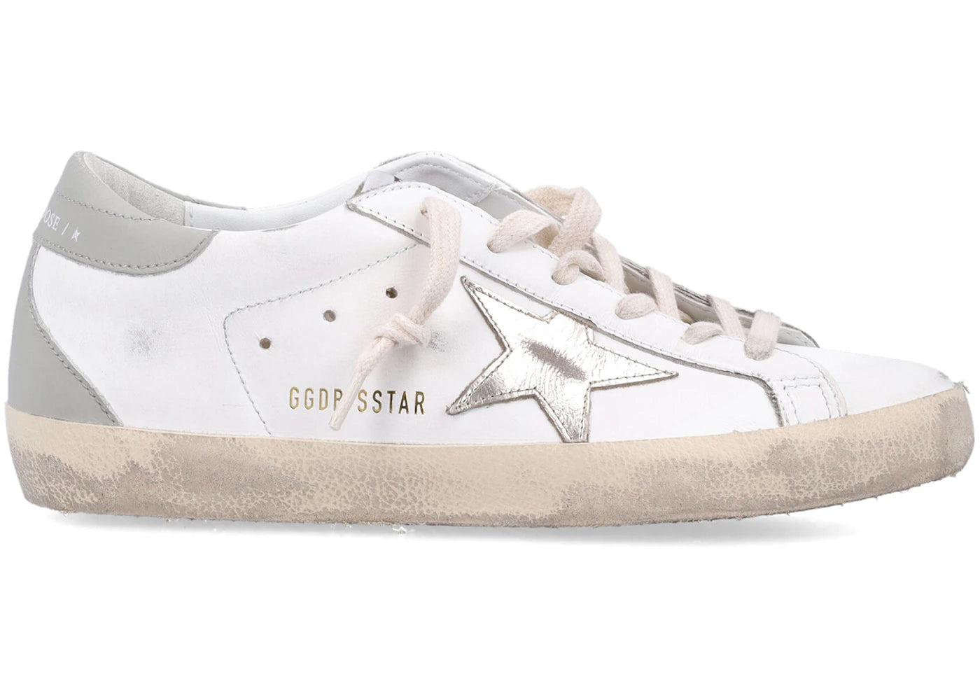 Golden Goose Superstar Deluxe White Platinum Grey (Women's)
