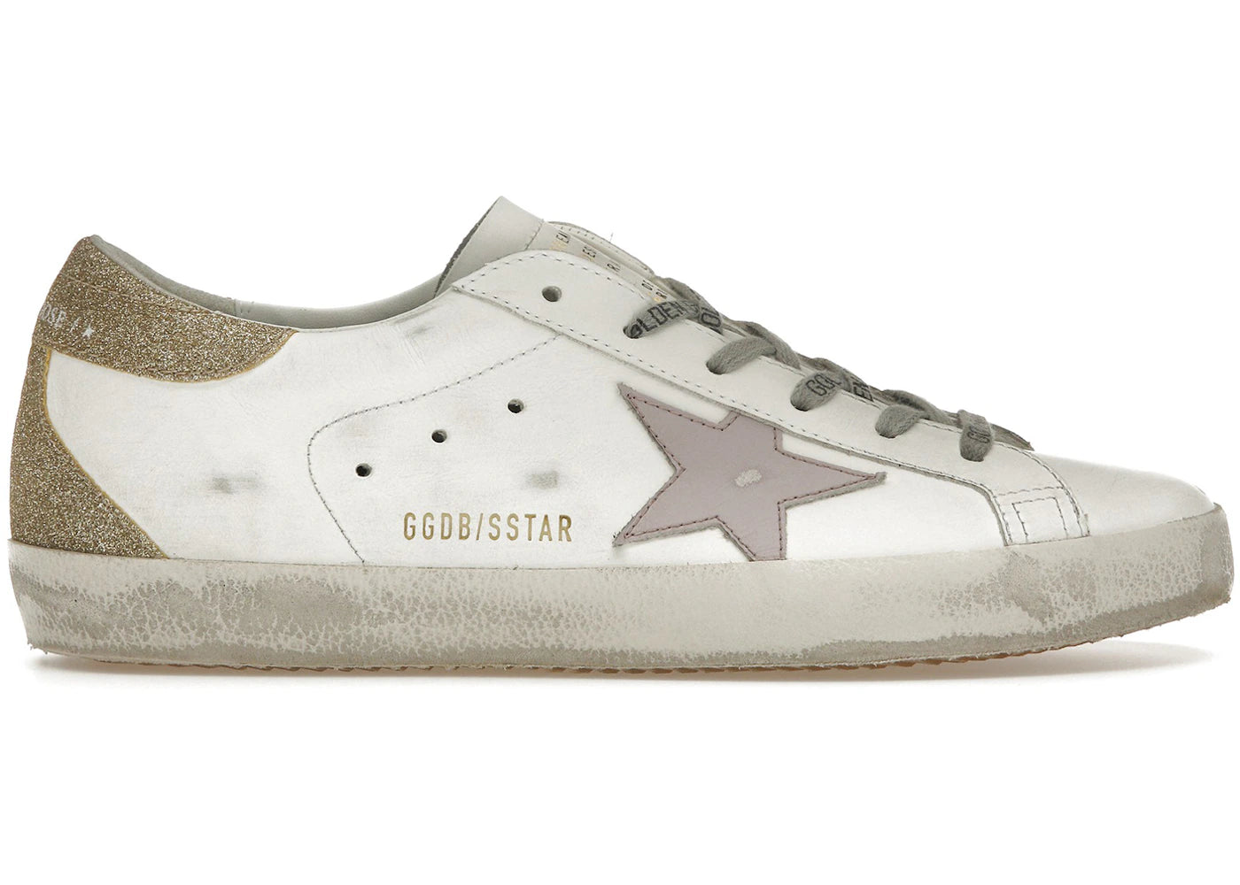 Golden Goose Superstar White Lilac Platinum (Women's)
