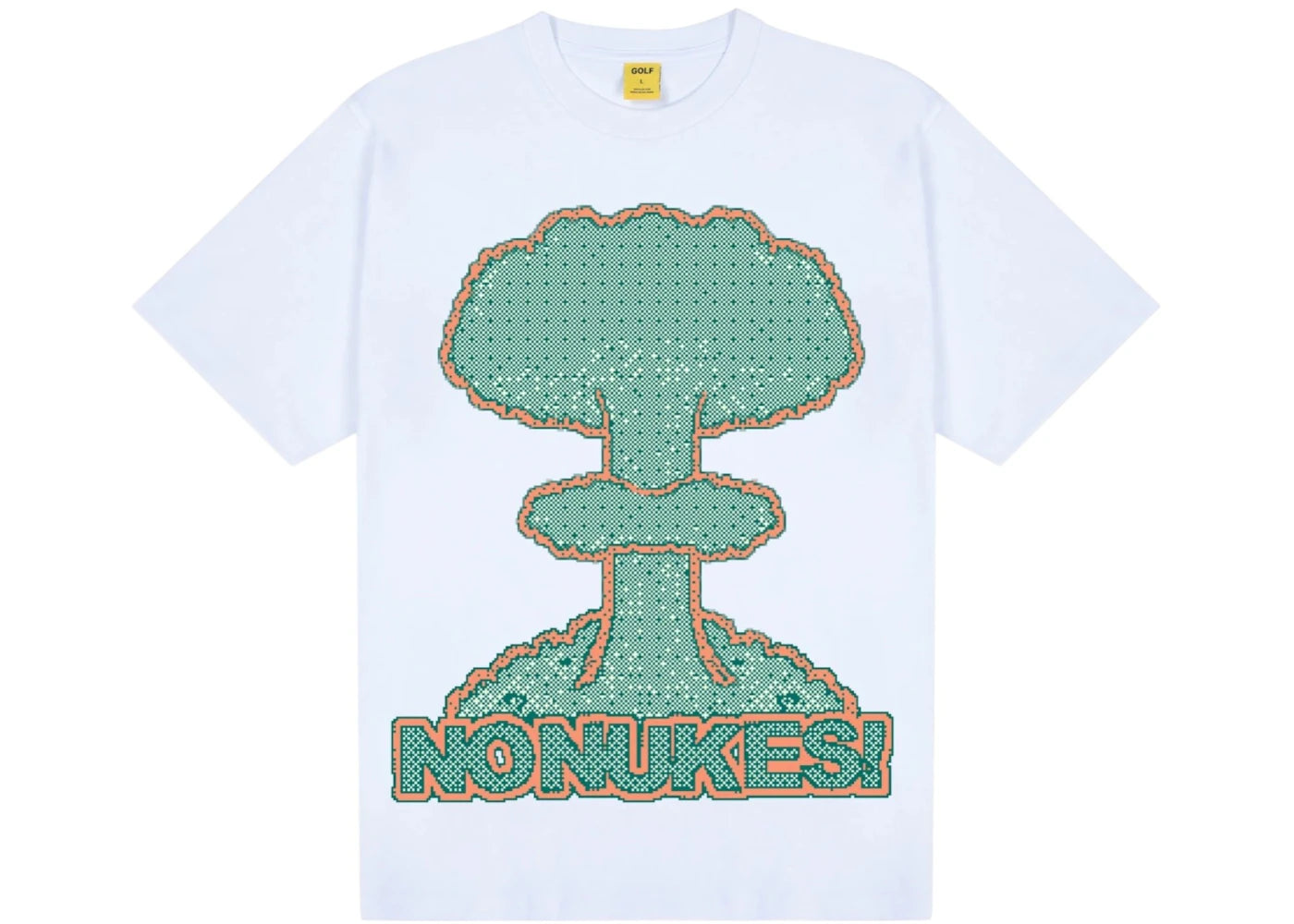 Golf Wang Tyler The Creator No Nukes Pixel Tee White