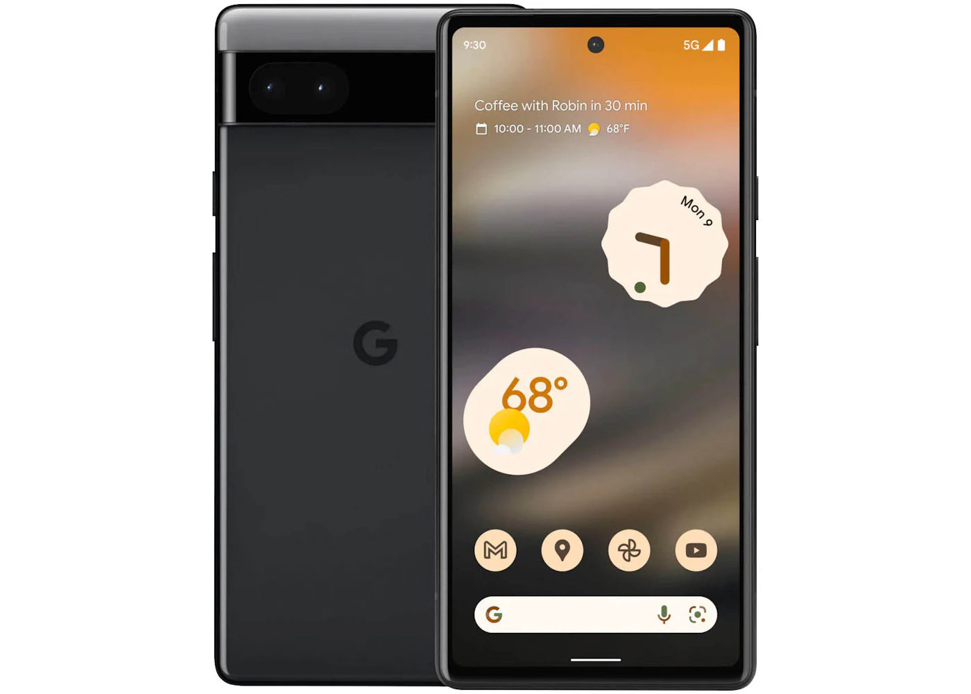 Google Pixel 6a 128GB (US Unlocked) GA02998-US Charcoal