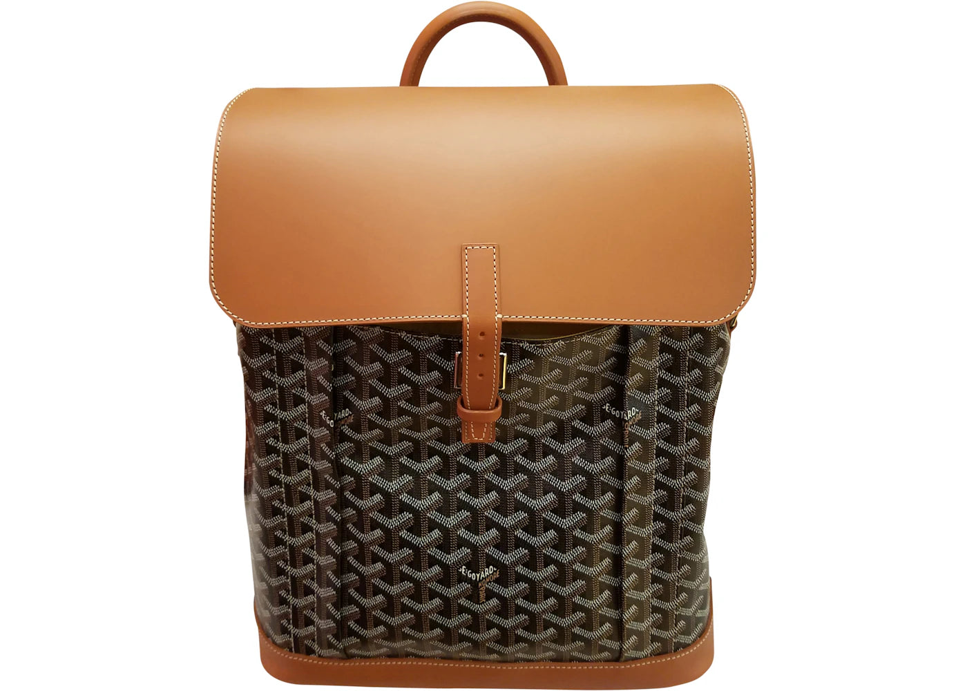 Goyard Alpin Backpack Goyardine Black/Tan