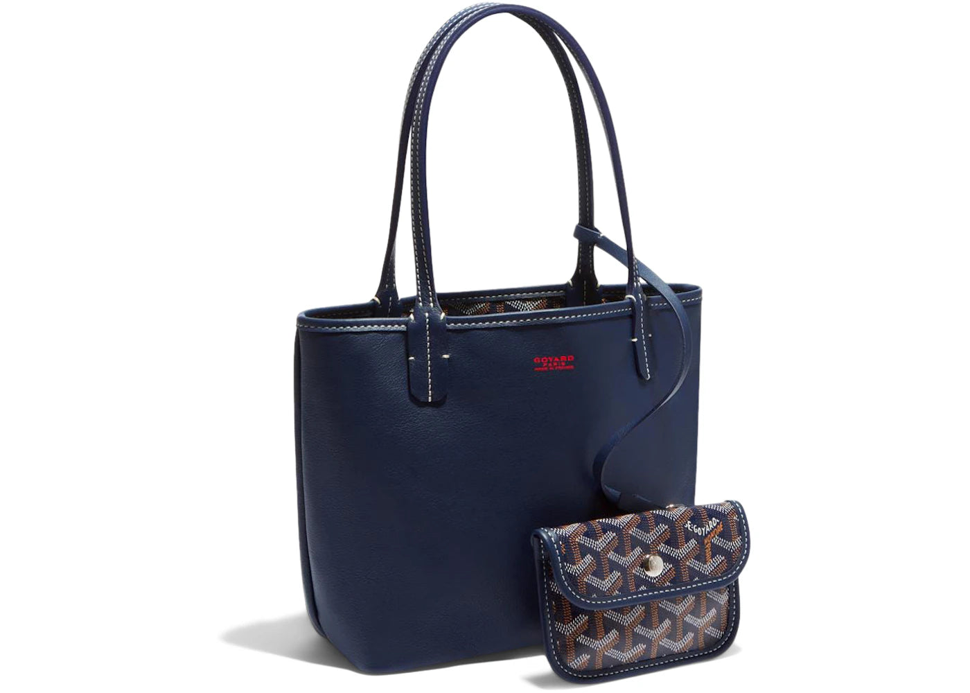 Goyard Anjou Tote Mini Navy Blue