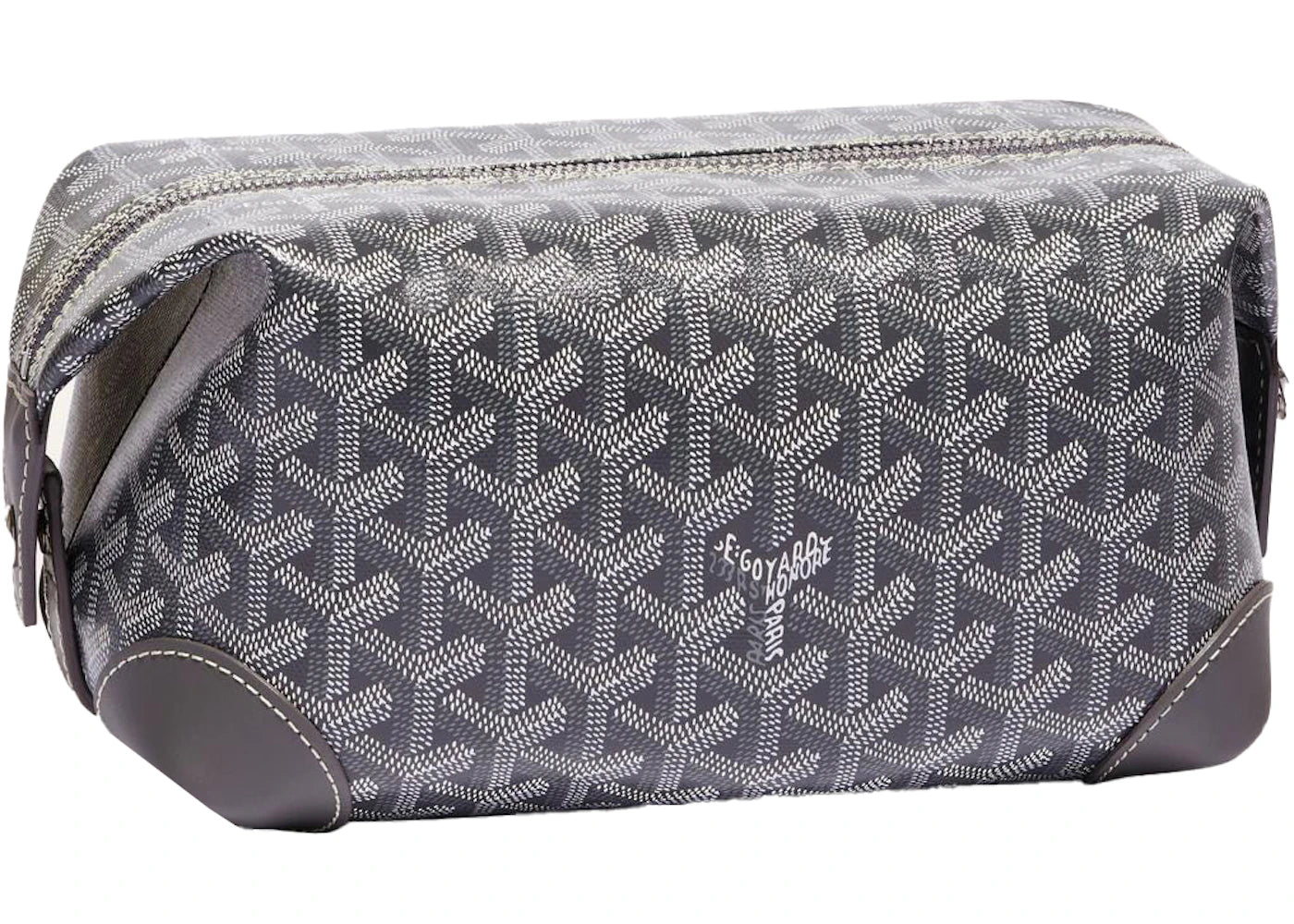 Goyard Boeing 25 Toilet Bag Gray