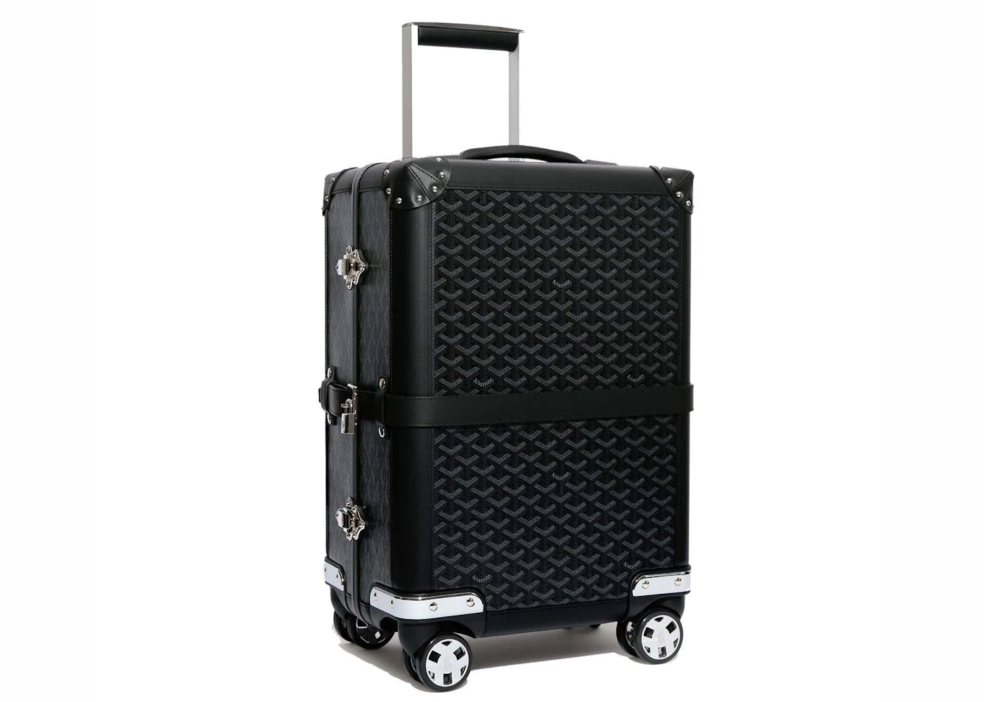 Goyard Bourget PM Trolley Case Jet Black